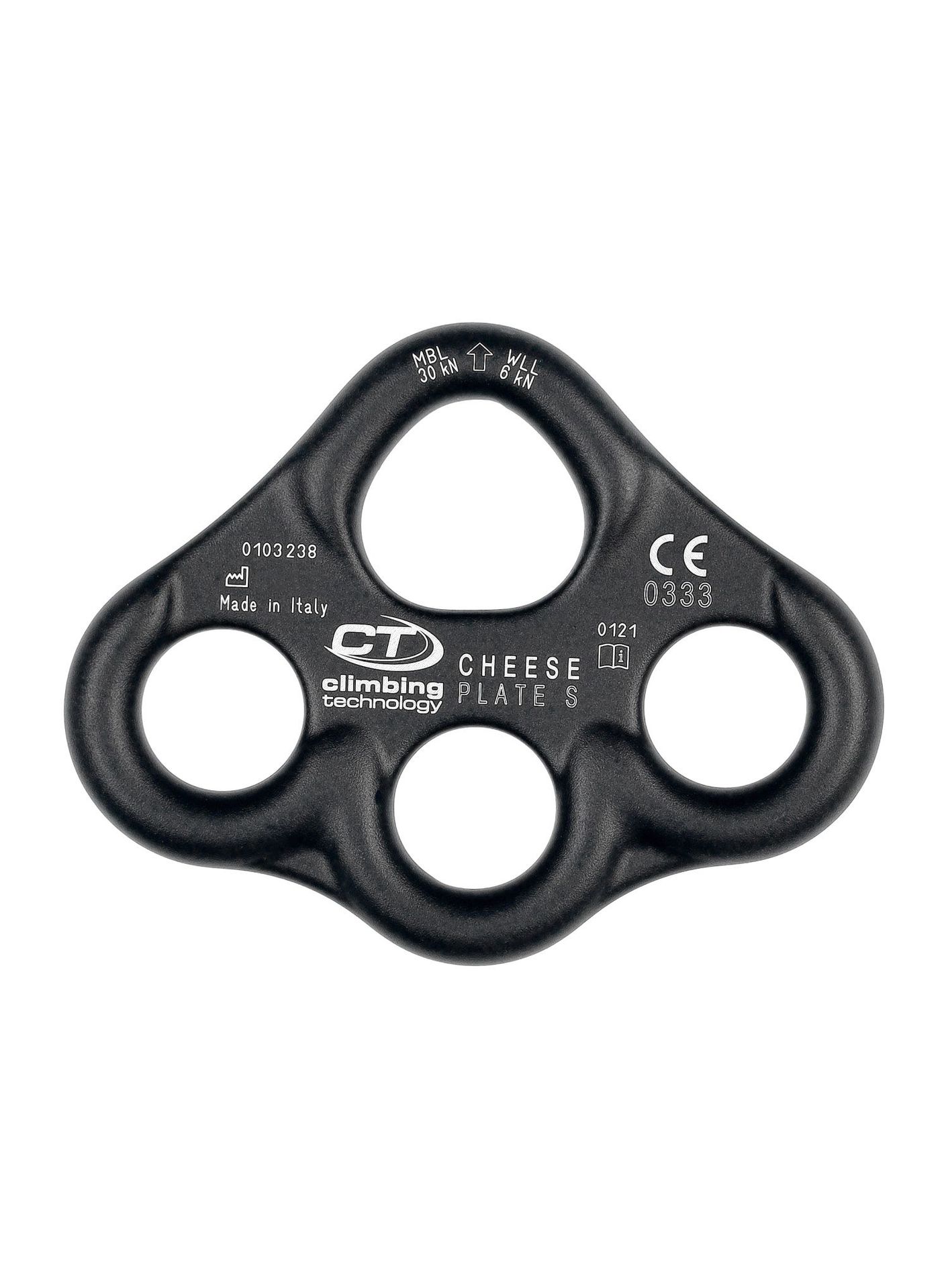 Płytka stanowiskowa Climbing Technology Cheese Plate S - black