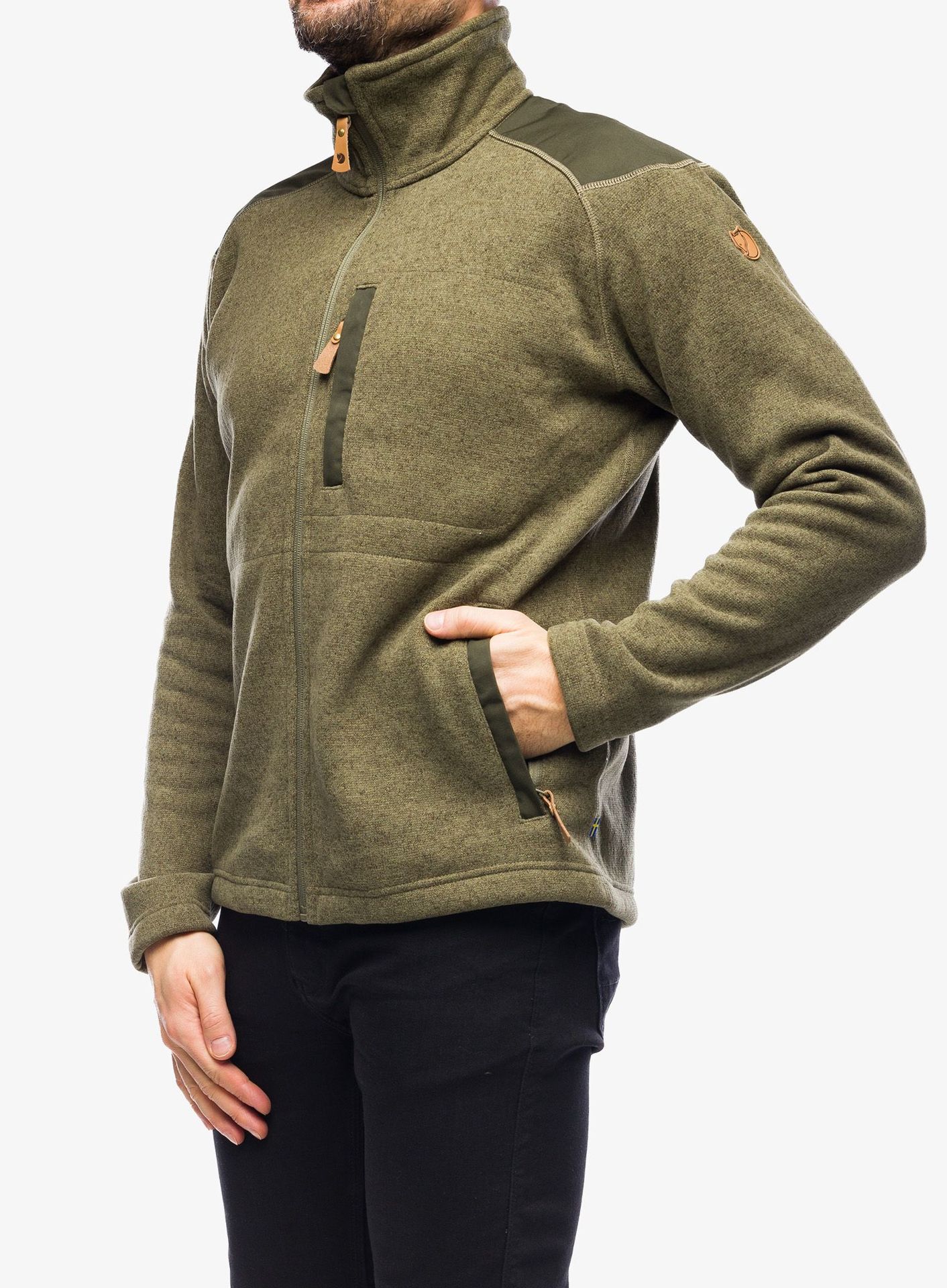 Bluza Fjallraven Buck Fleece - laurel green/deep forest
