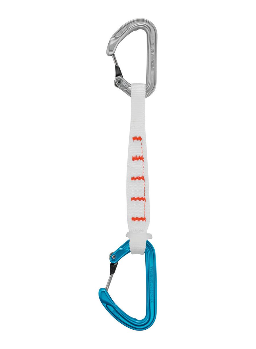 Ekspres wspinaczkowy Petzl Ange Finesse 17 cm - blue/grey