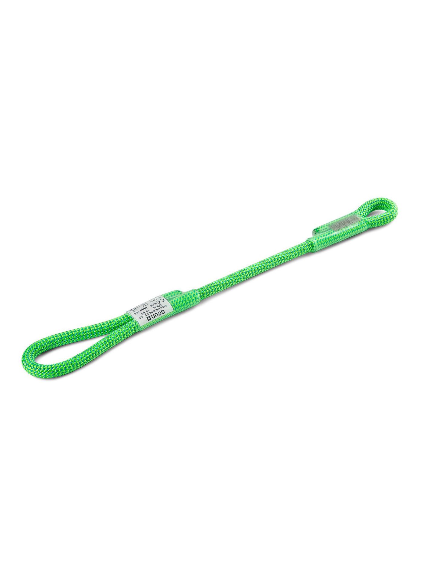 Lonża Ocun Sbea Lanyard 9,8 mm 40 cm - green/icemint