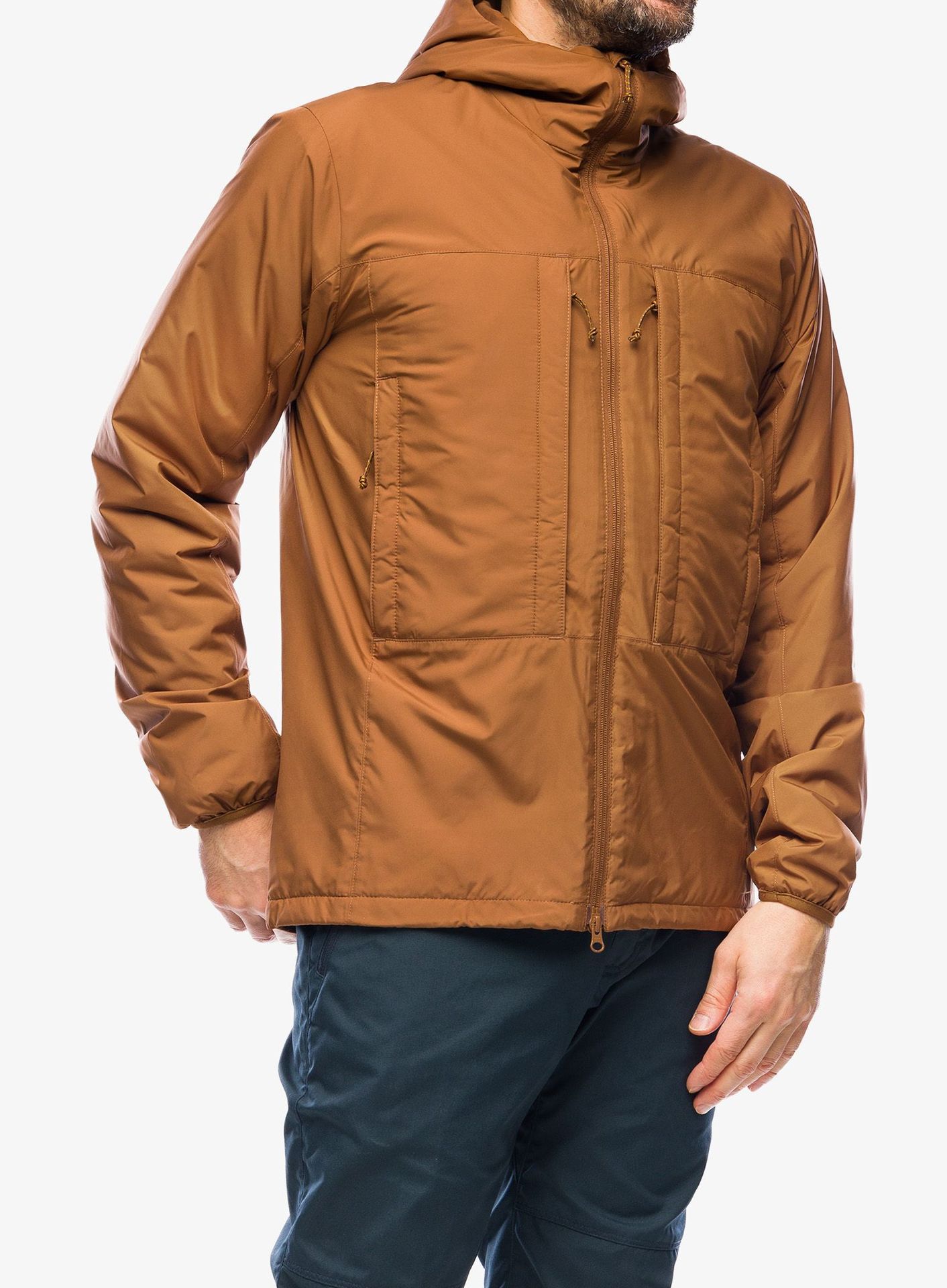 Kurtka ocieplana Fjallraven Keb Wool Padded Jacket - timber brown
