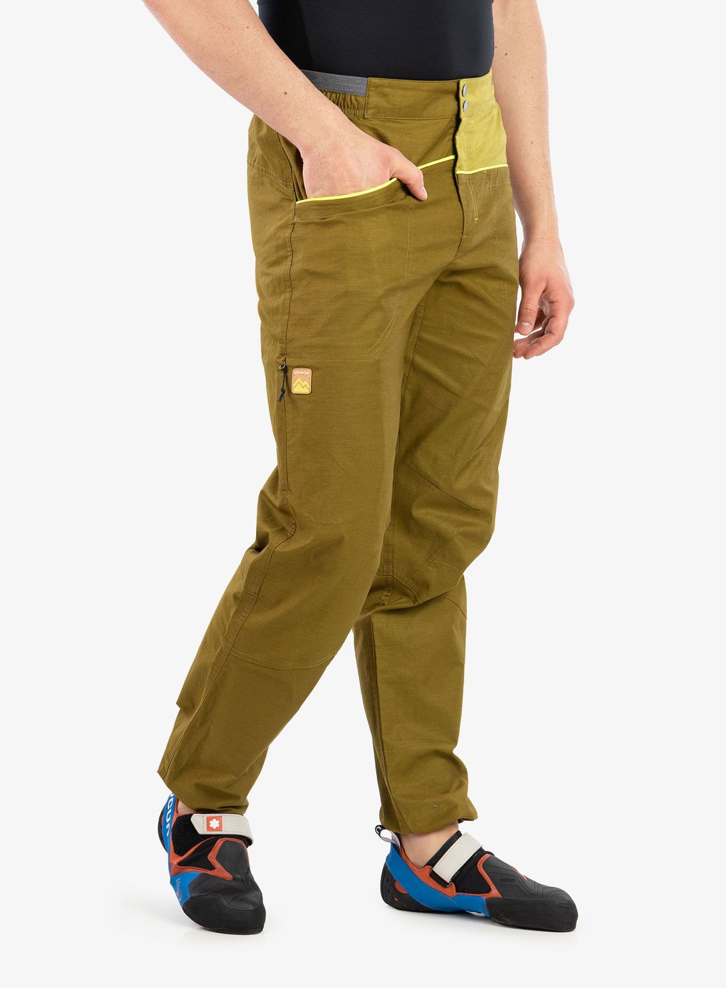 Spodnie wspinaczkowe Ortovox Valbon Pants - green moss