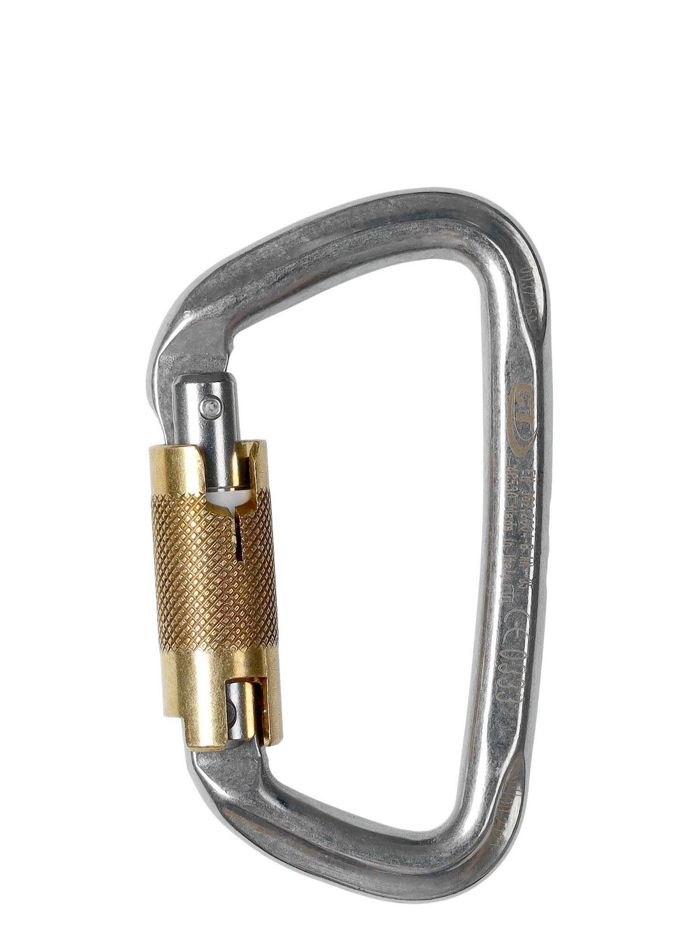 Karabinek Climbing Technology D-Shape Stainless Steel TG - steel