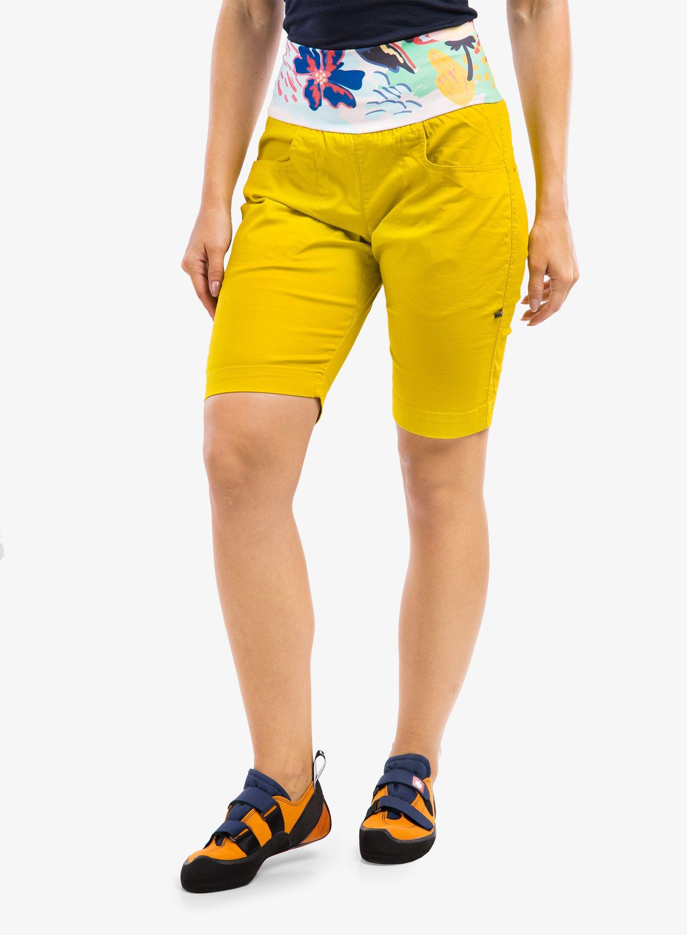 Spodenki wspinaczkowe damskie Ocun Sansa Shorts - yellow antique