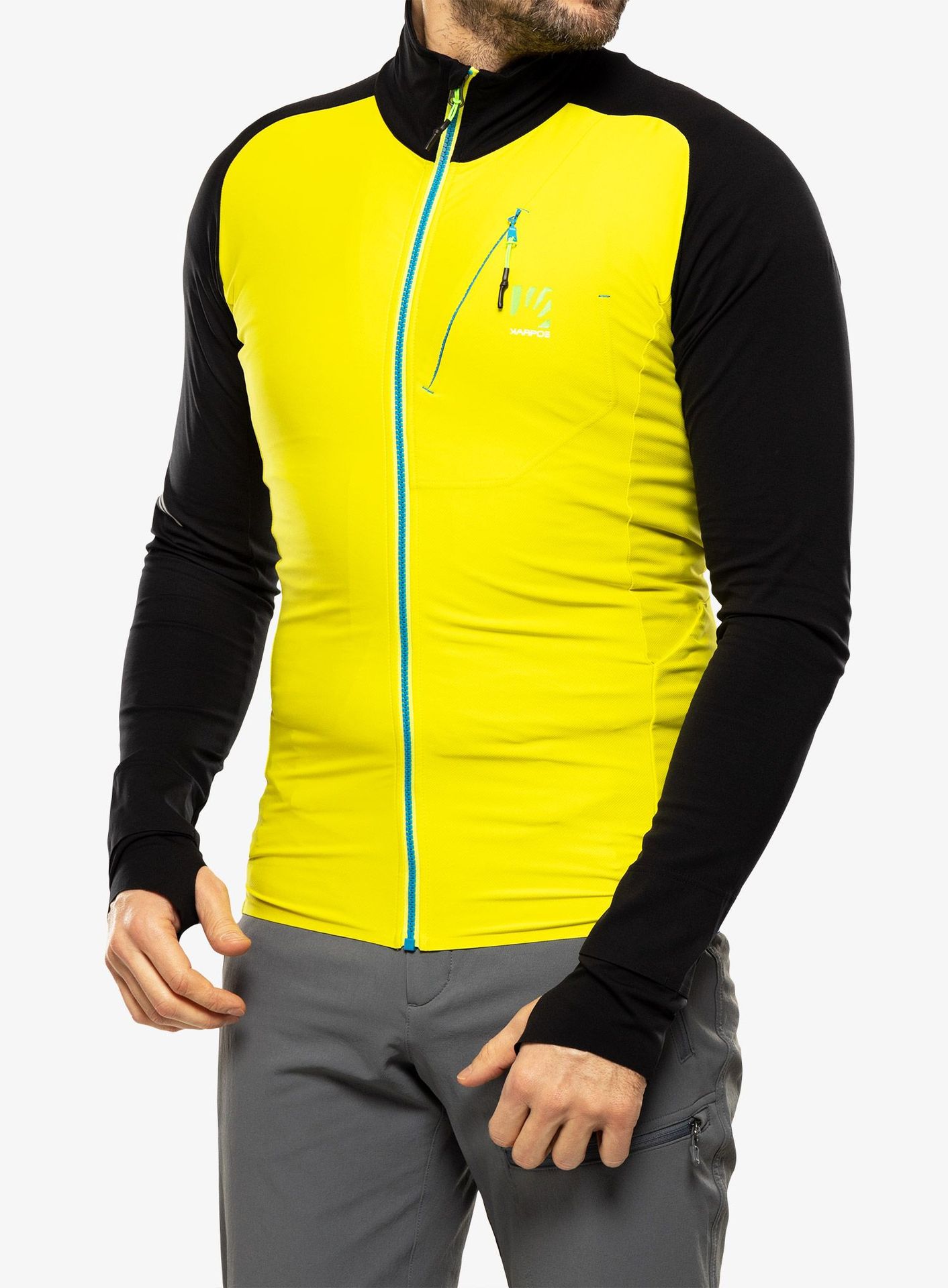 Bluza polarowa Karpos Lavaredo Fleece - sulphur spring/black
