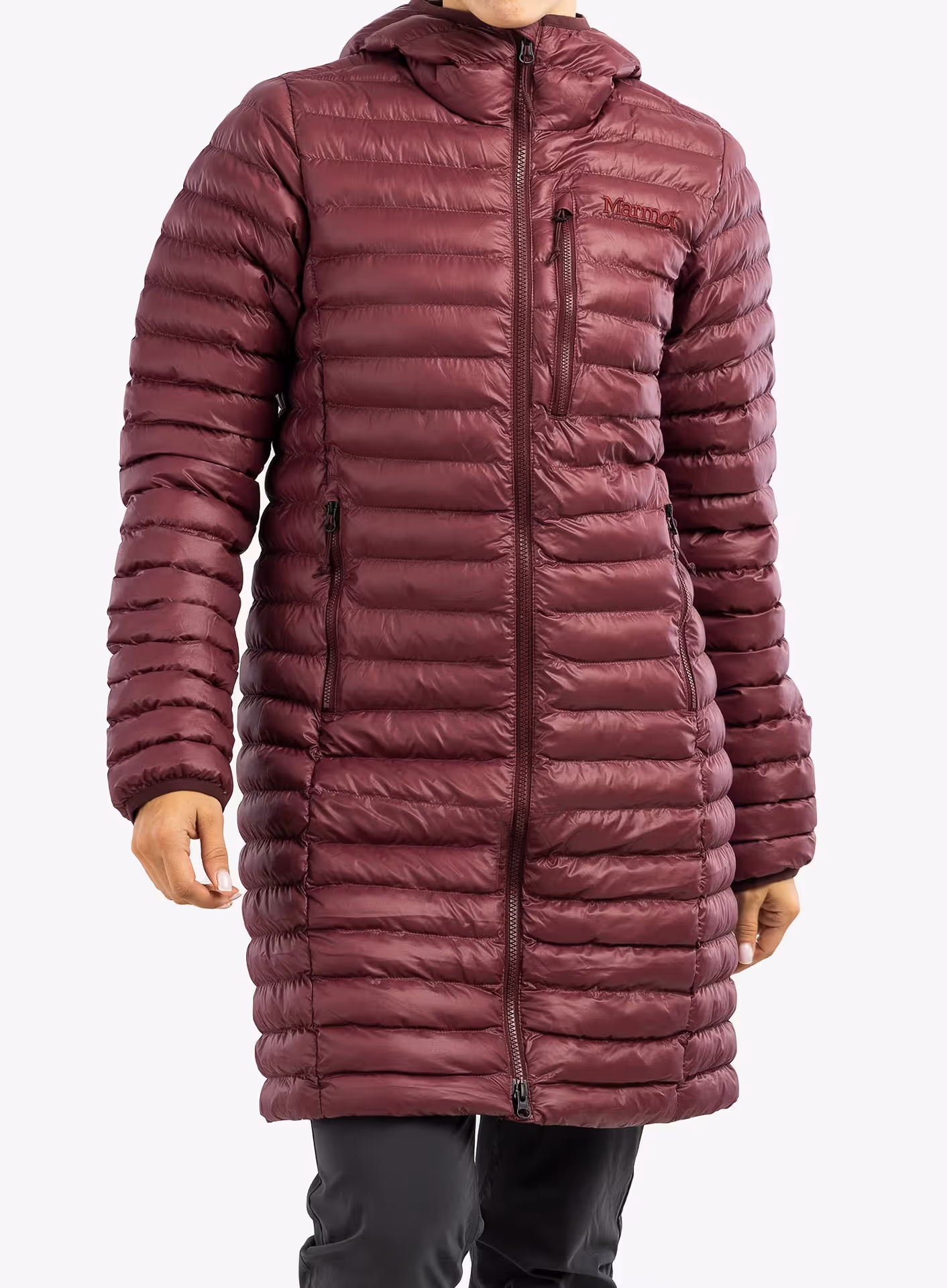 Płaszcz damski Marmot Echo Featherless Long Jacket - port royal shiny