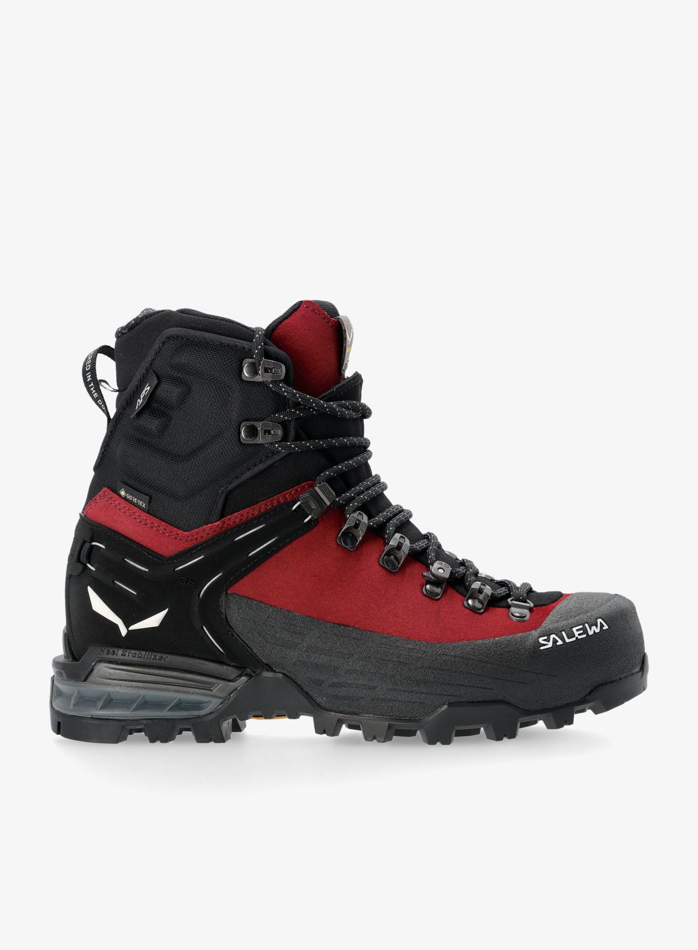Buty pod raki półautomatyczne damskie Salewa Ortles Ascent Mid GTX - syrah/black