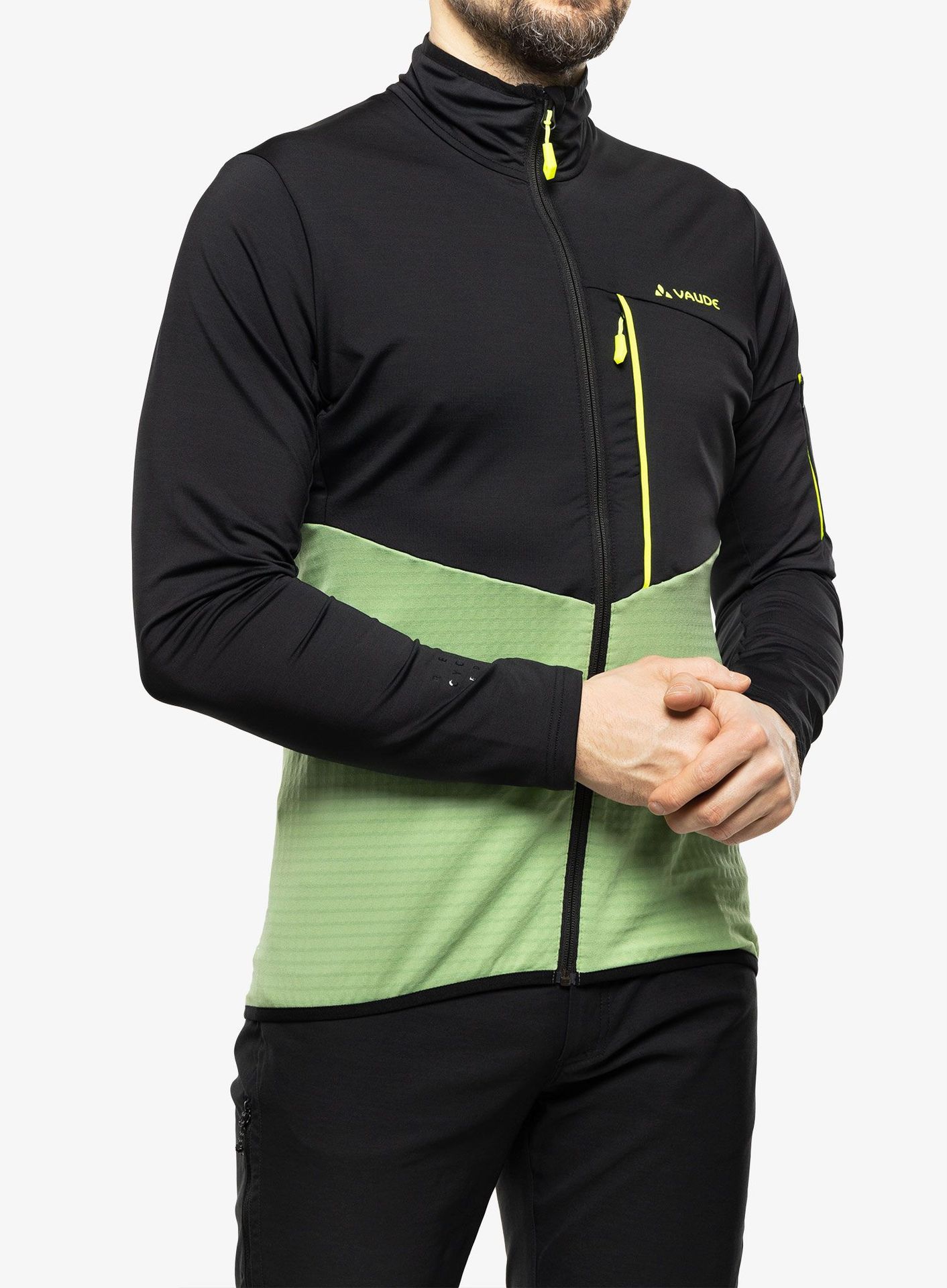 Bluza polarowa Vaude Scopi Fleece Jacket - willow green