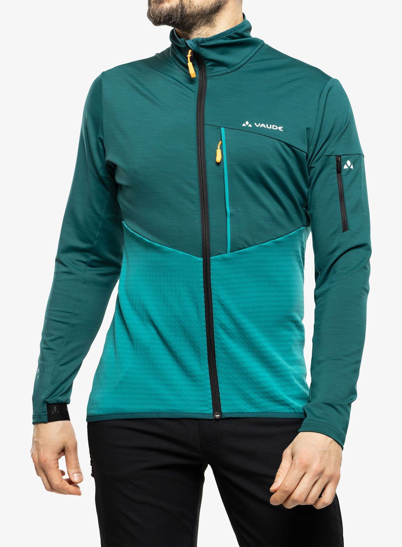 Bluza polarowa Vaude Scopi Fleece Jacket - mallard green