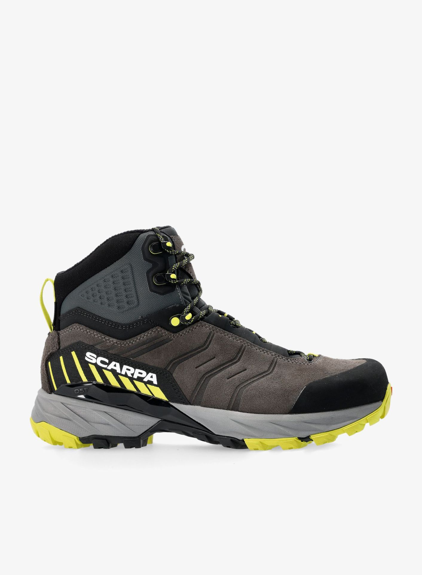 Buty trekkingowe wysokie Scarpa Rush TRK GTX - titanium/lime