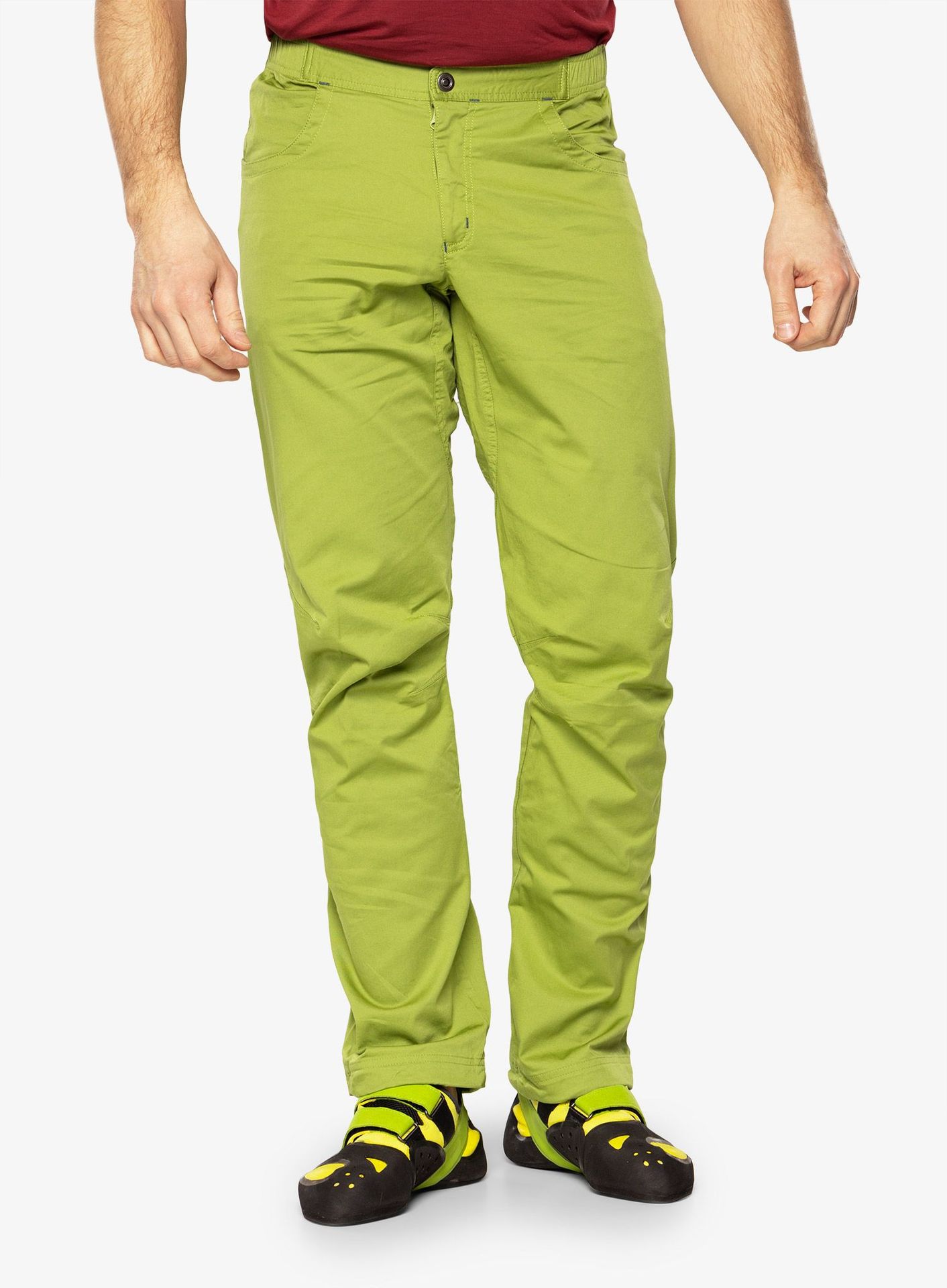 Spodnie wspinaczkowe męskie Ocun Drago Organic Pants - green peridot