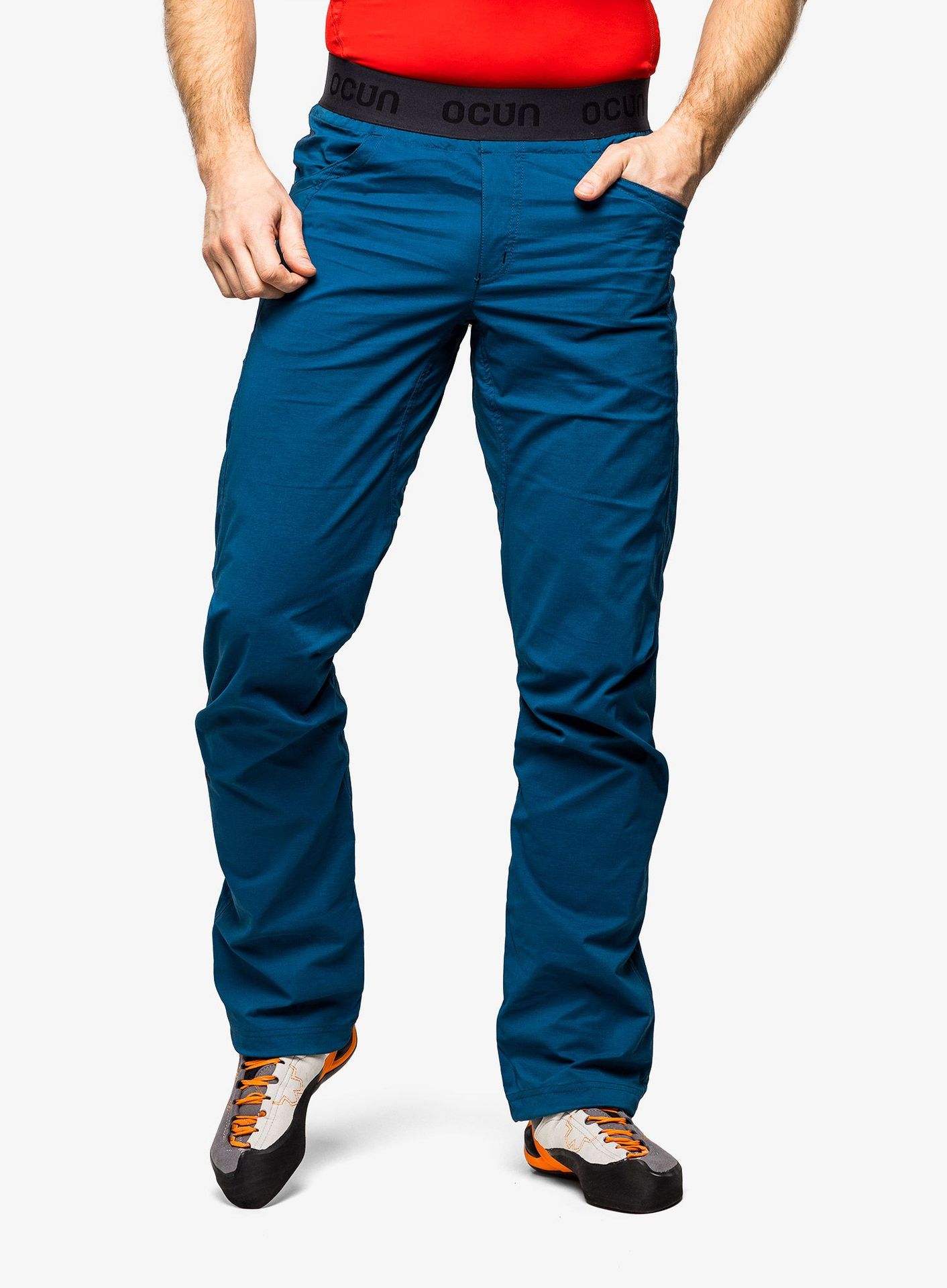 Spodnie wspinaczkowe Ocun Mania Eco Pants - blue opal