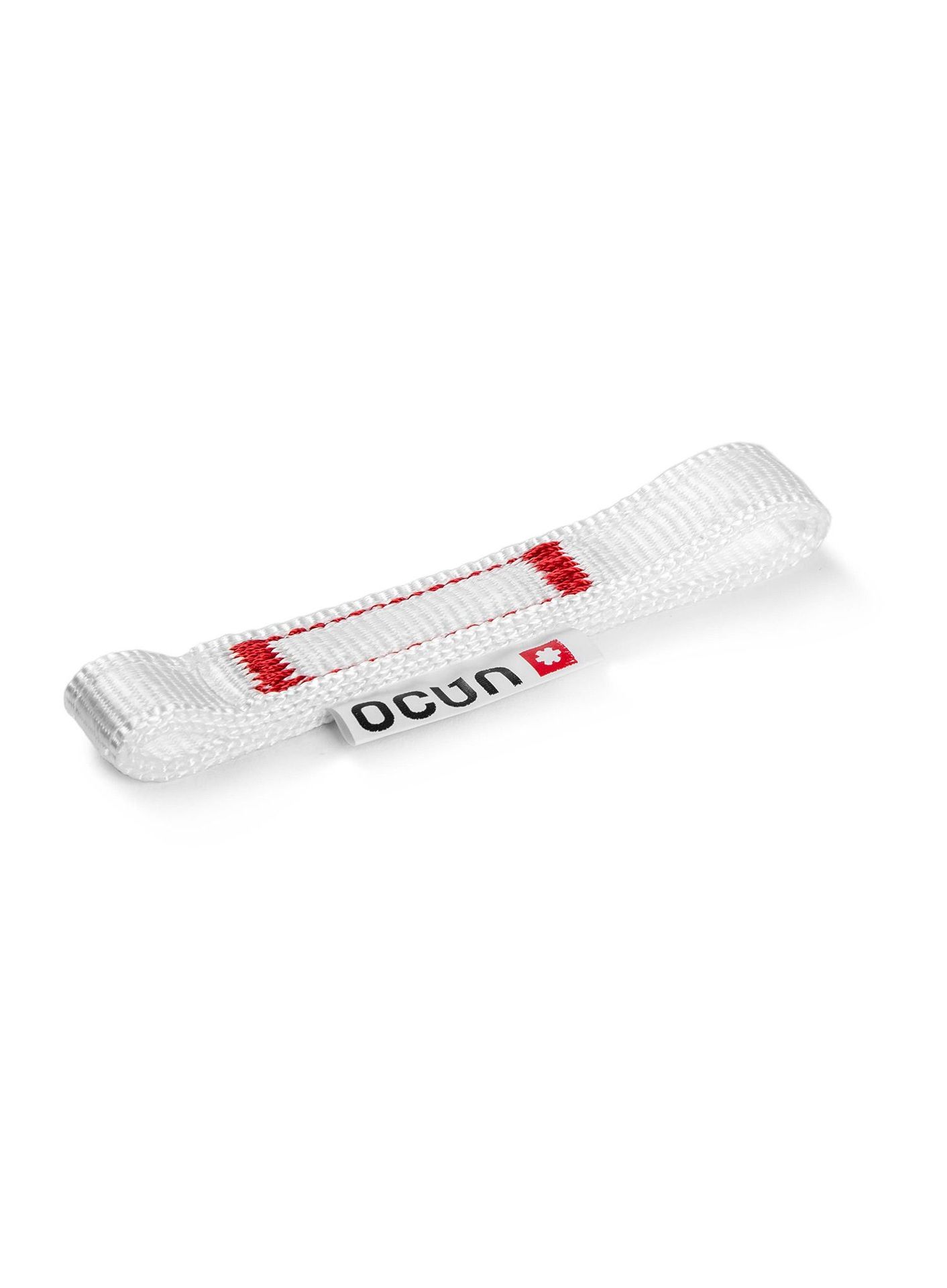 Taśma do ekspresów Ocun Quickdraw Ring Bio-Dyn 15 mm 10 cm - white/red