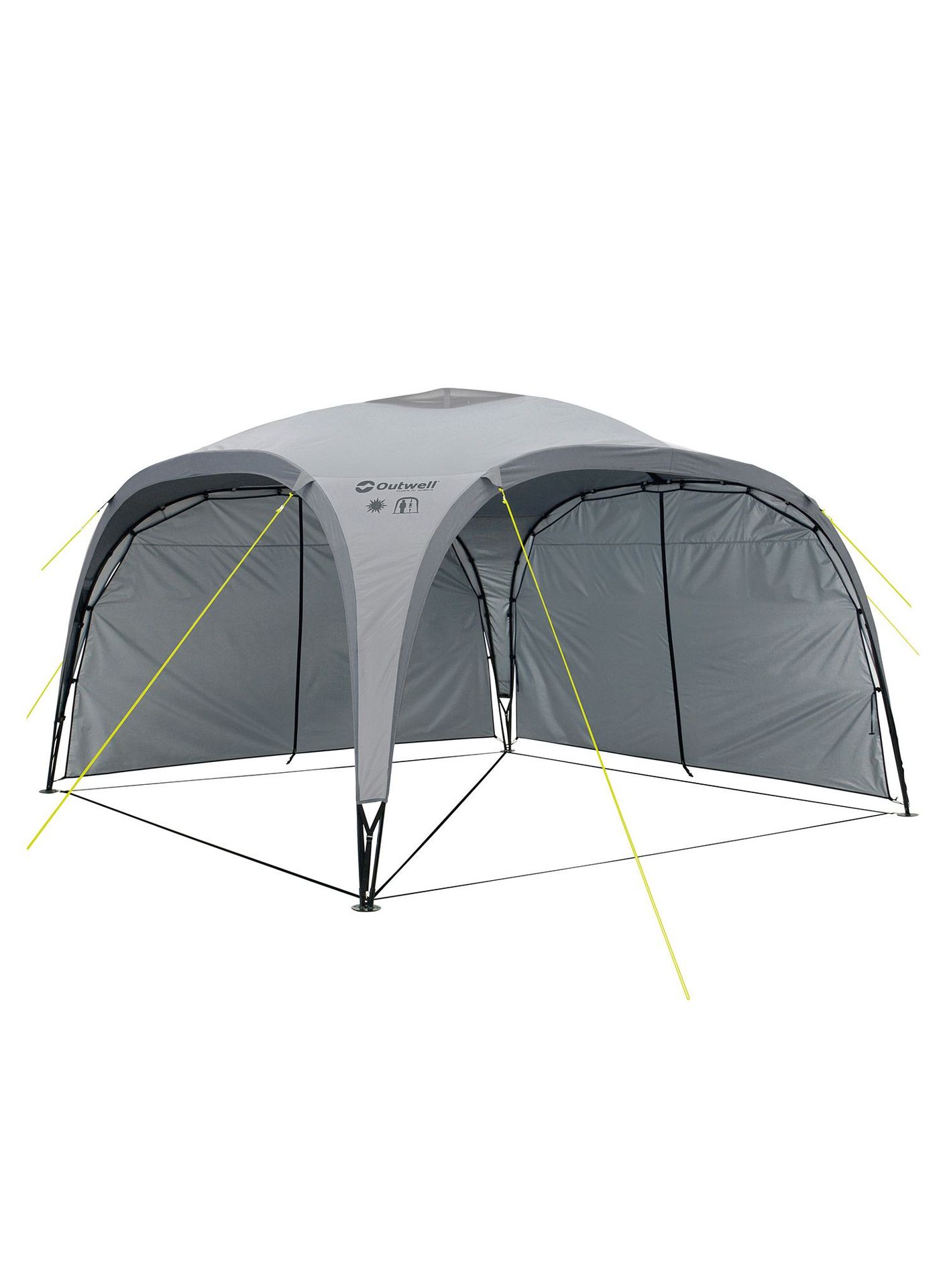 Ściany do namiotu Outwell Event Lounge L Side Wall w. Zipper 2 pcs - black/grey