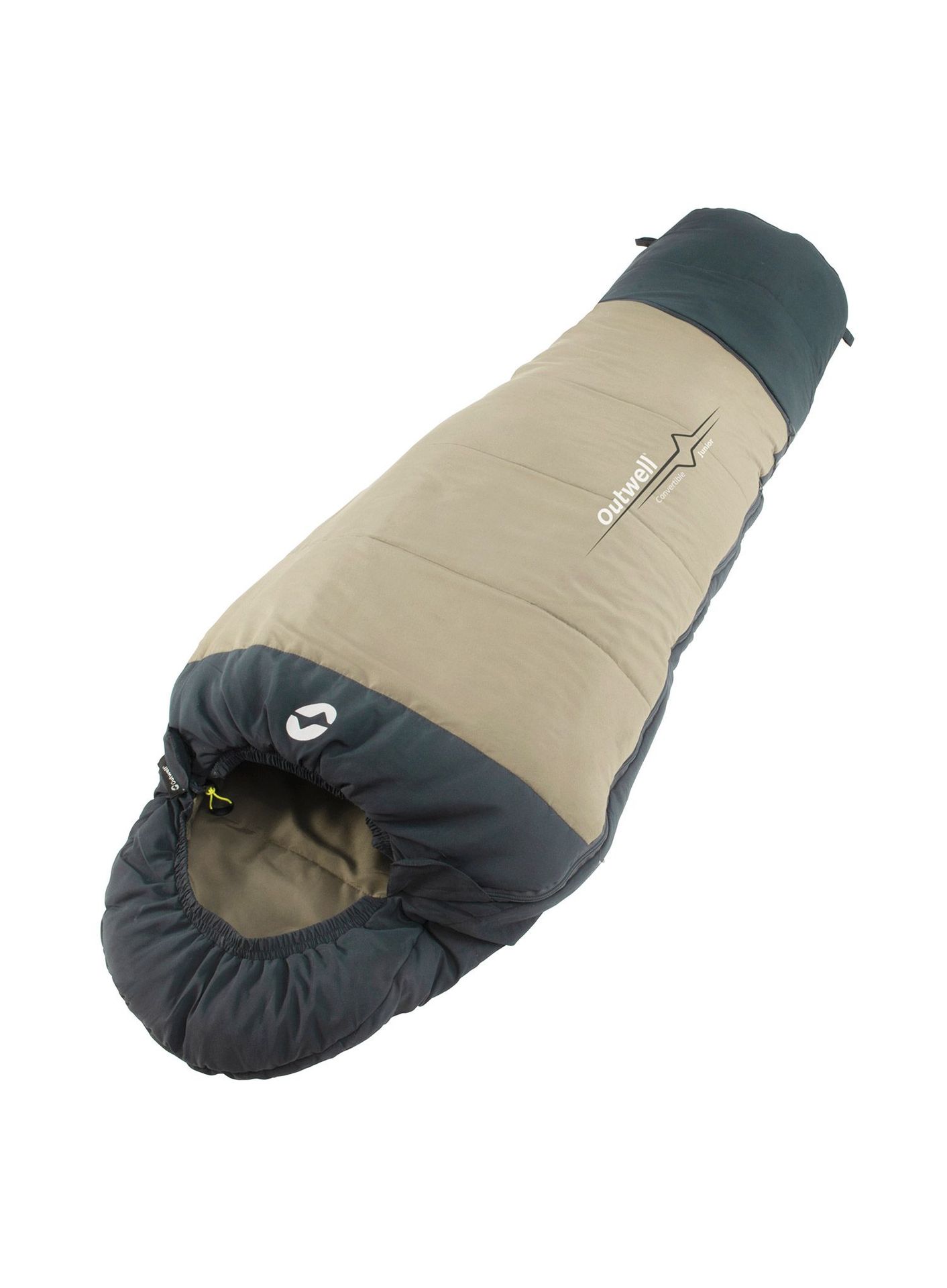 Śpiwór dziecięcy Outwell Convertible Junior (120-150 cm) - olive