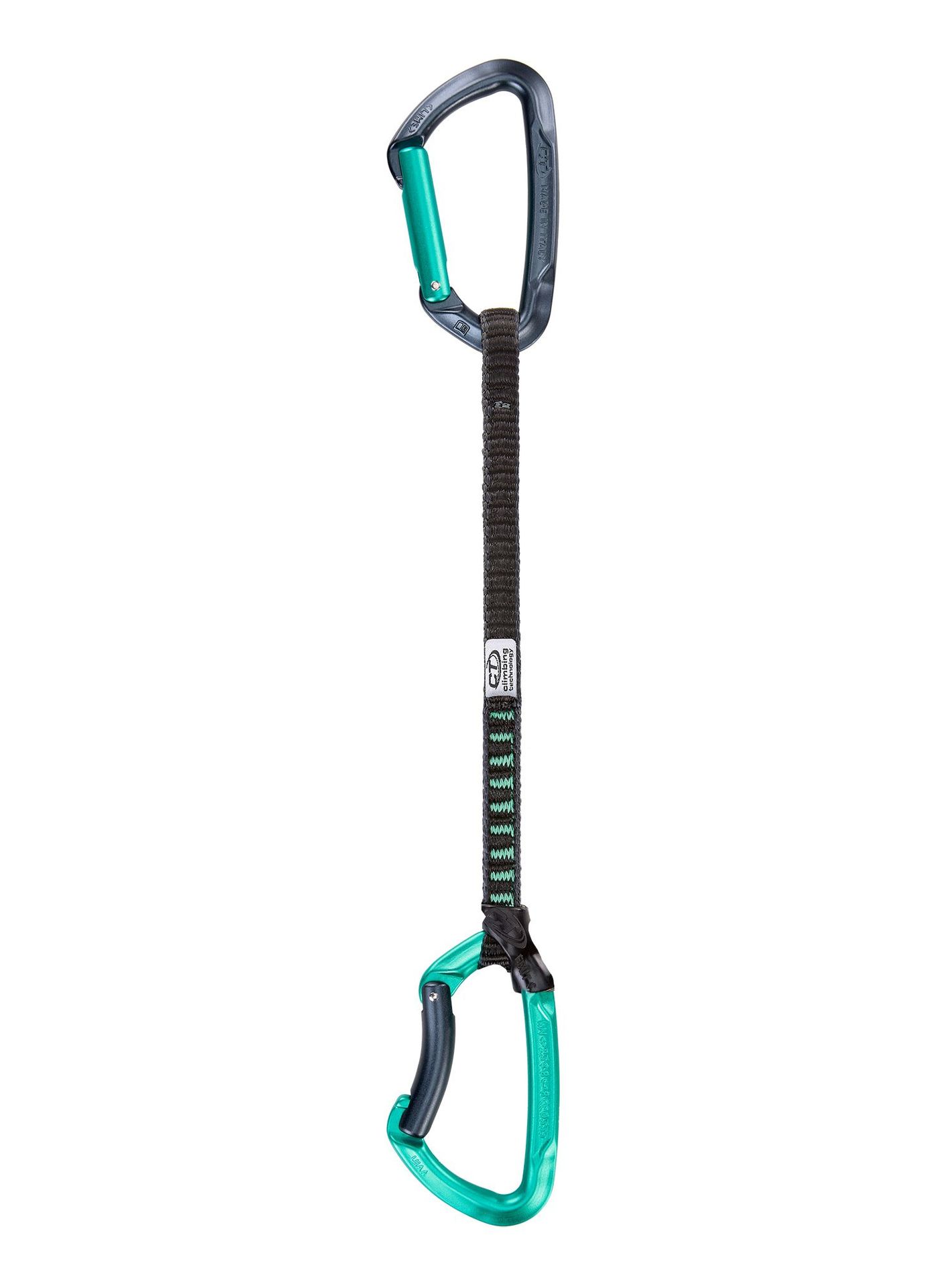 Ekspres wspinaczkowy Climbing Technology Lime B Set DY 22 cm - anthracite/blue marine