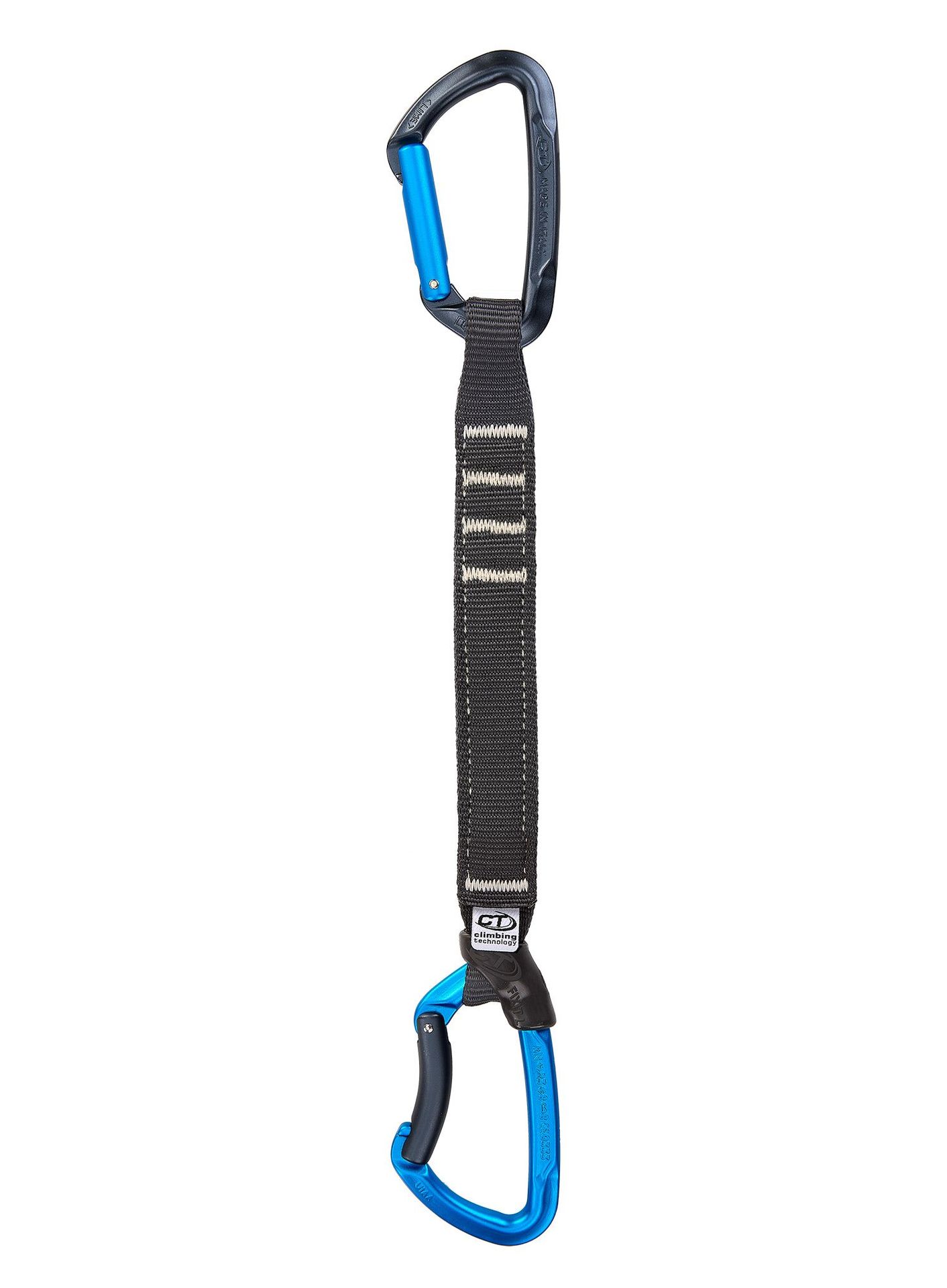 Ekspres wspinaczkowy Climbing Technology Lime B Set NY Pro 22 cm - anthracite/blue