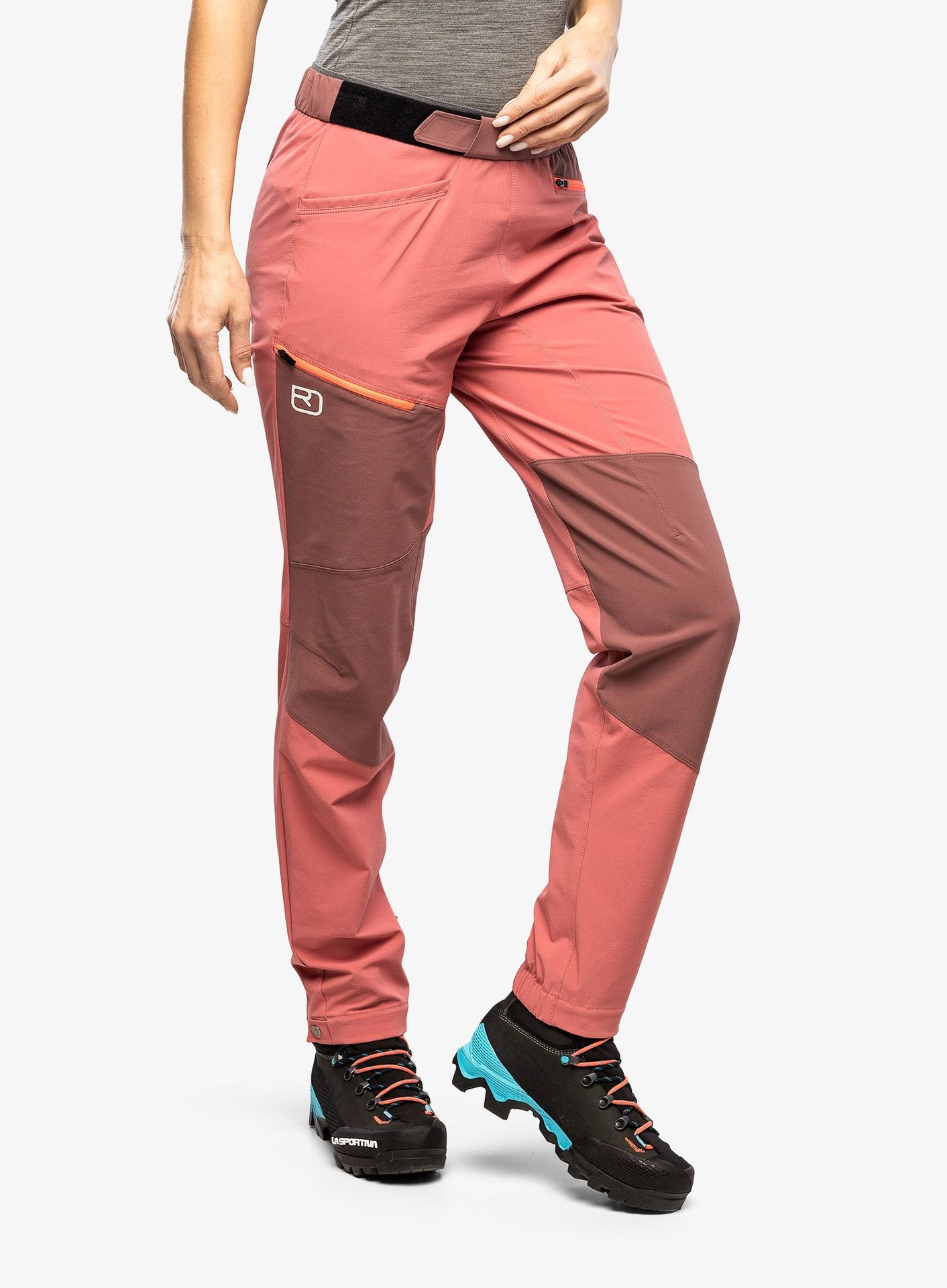 Spodnie wspinaczkowe damskie Ortovox Vajolet Pants - wild rose