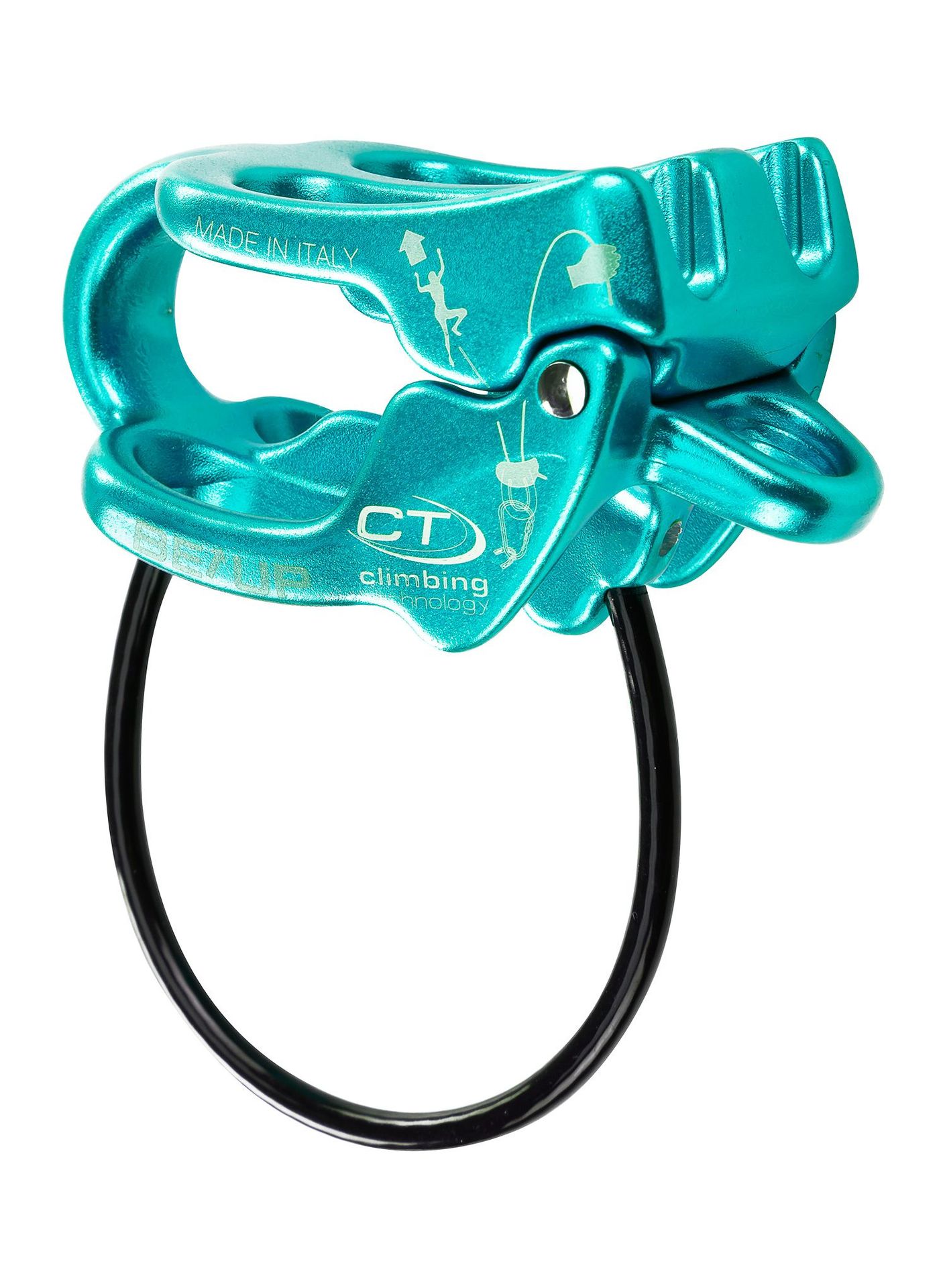 Przyrząd asekuracyjno-zjazdowy Climbing Technology Be-Up - blue marine