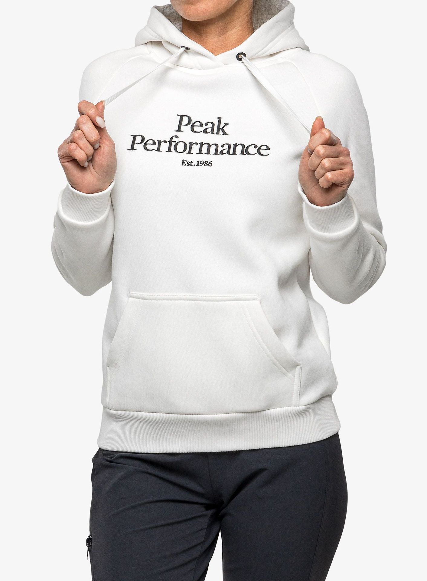 Bluza damska Peak Performance Original Hood - offwhite