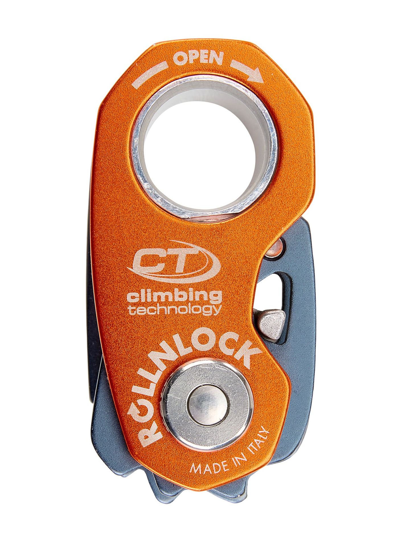 Bloczek Climbing Technology RollNLock - anthracite/orange