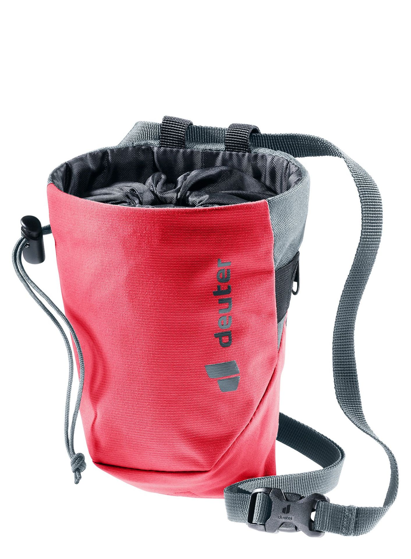 Woreczek na magnezję Deuter Gravity Chalk Bag II M - hibiscus/graphite