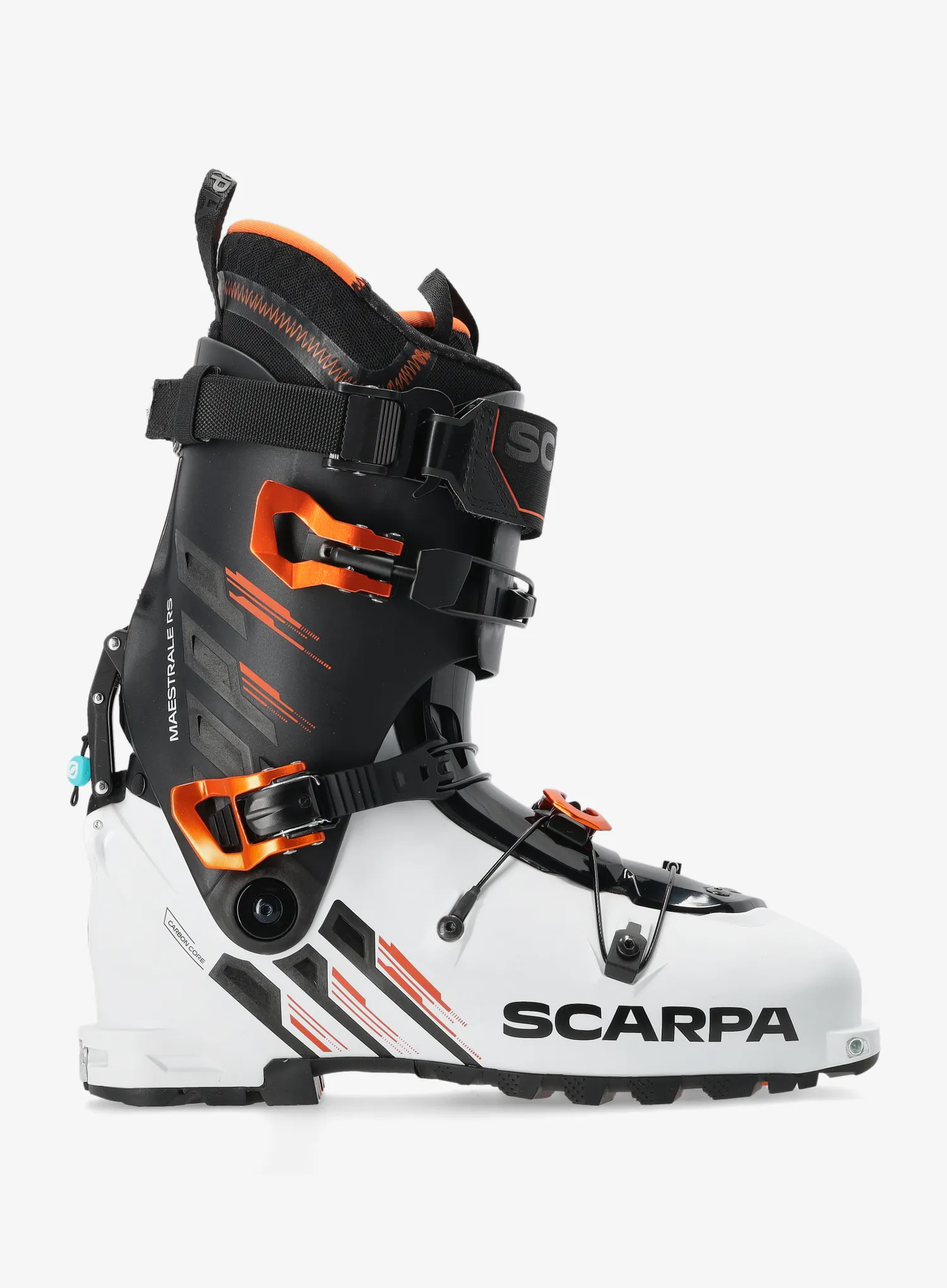 Buty skiturowe Scarpa Maestrale RS - white/black/orange