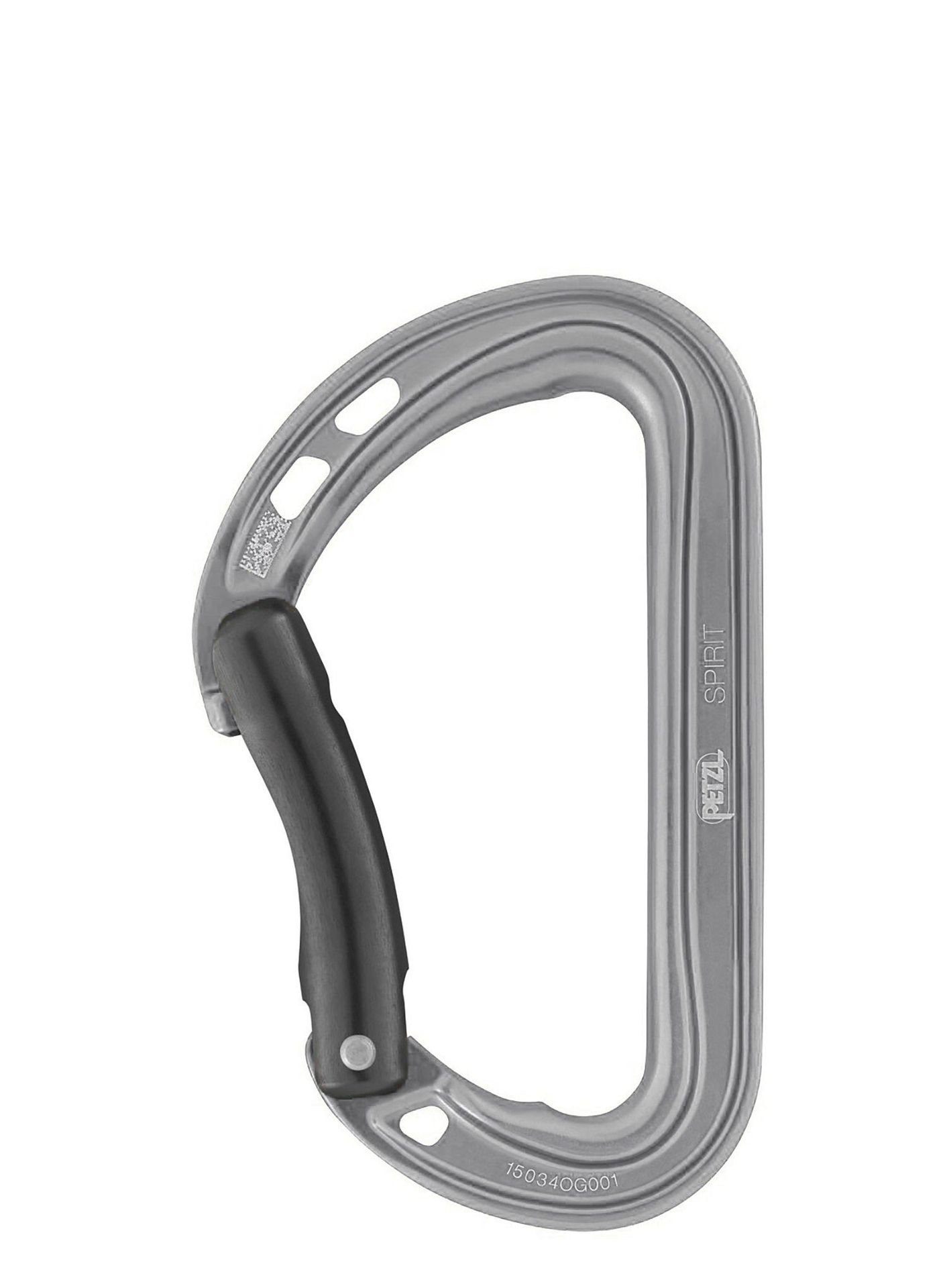 Karabinek wspinaczkowy Petzl Spirit - grey/grey