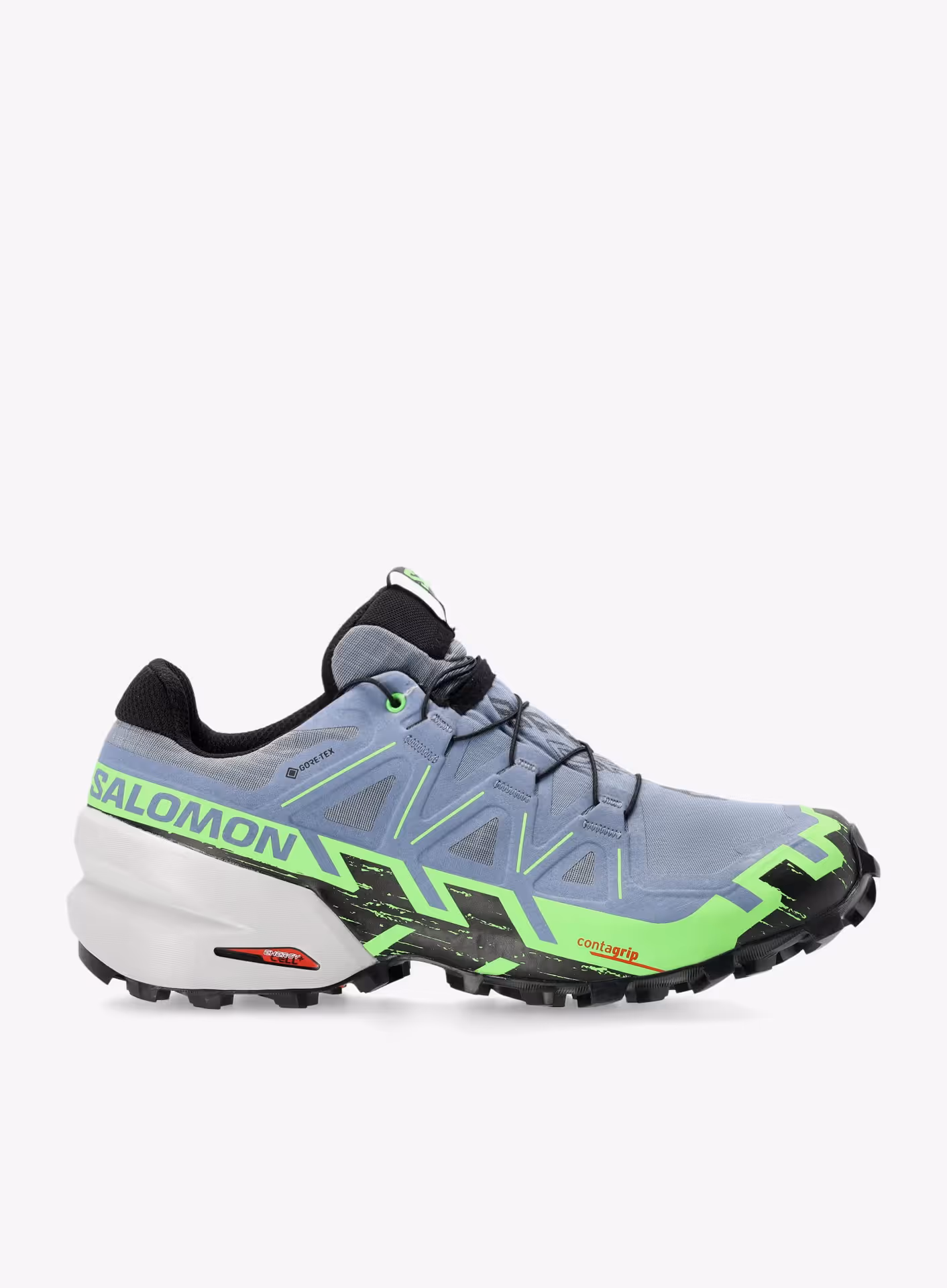 Buty trailowe męskie Salomon Speedcross 6 GTX - flint/green/black