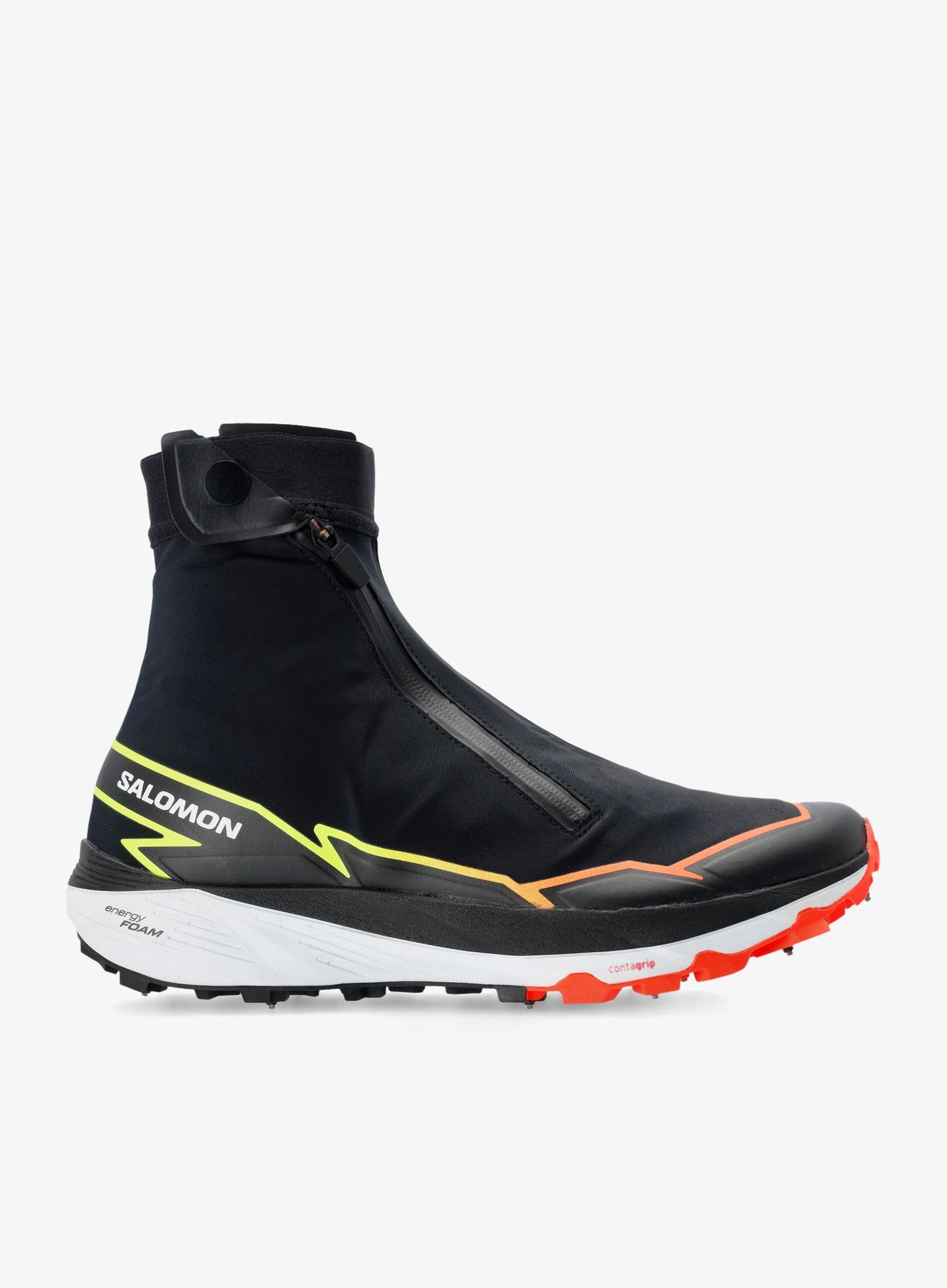 Buty trailowe Salomon Winter Cross Spike - black/neon/yellow