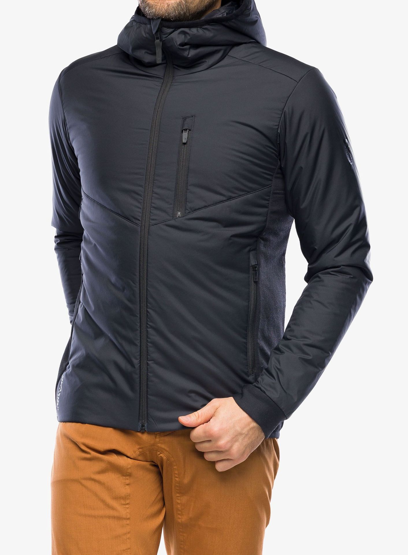 Kurtka ocieplana Mons Royale Arete Wool Insulation Hood - black