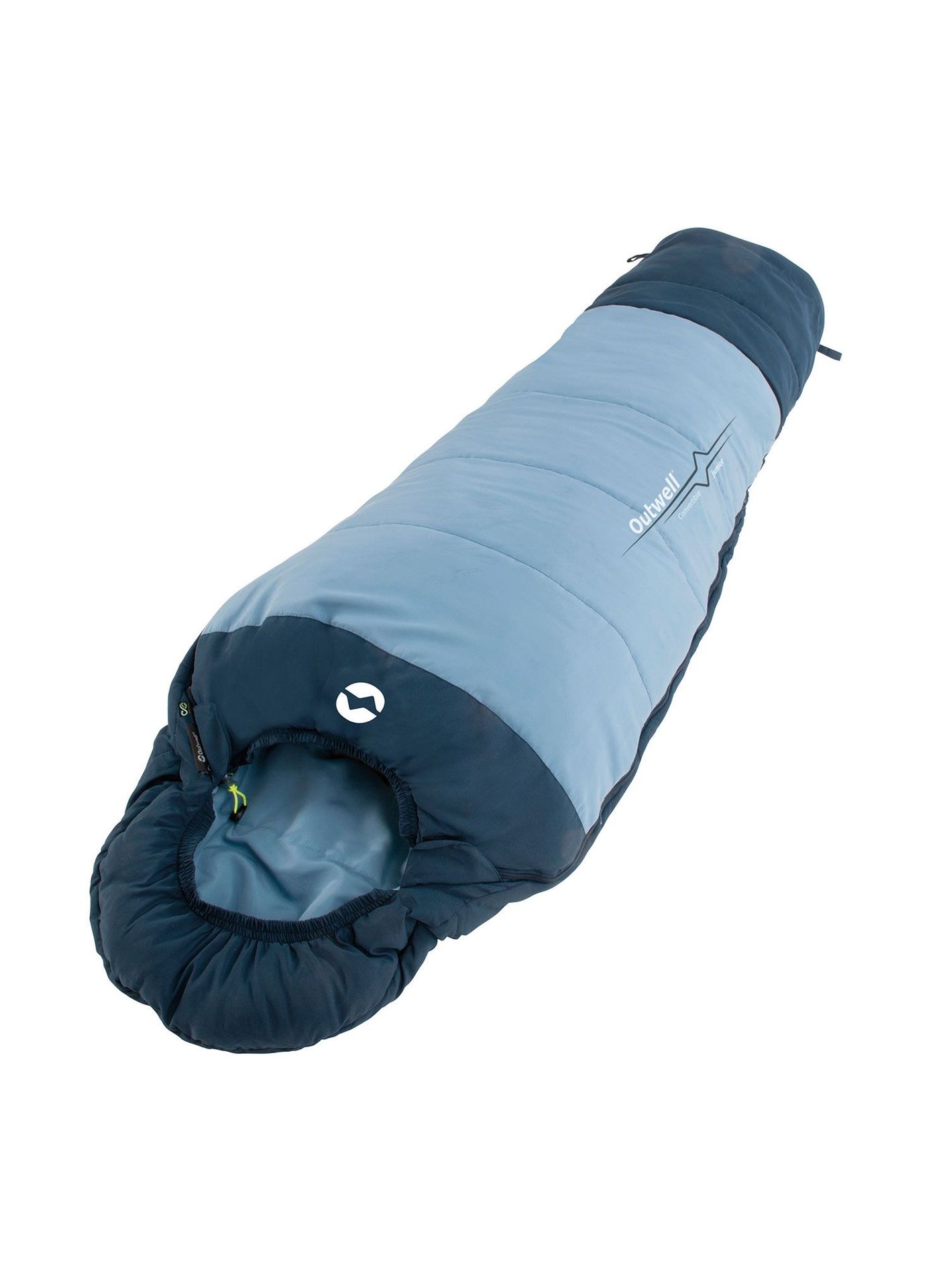 Śpiwór dziecięcy Outwell Convertible Junior (120-150 cm) - ice/navy