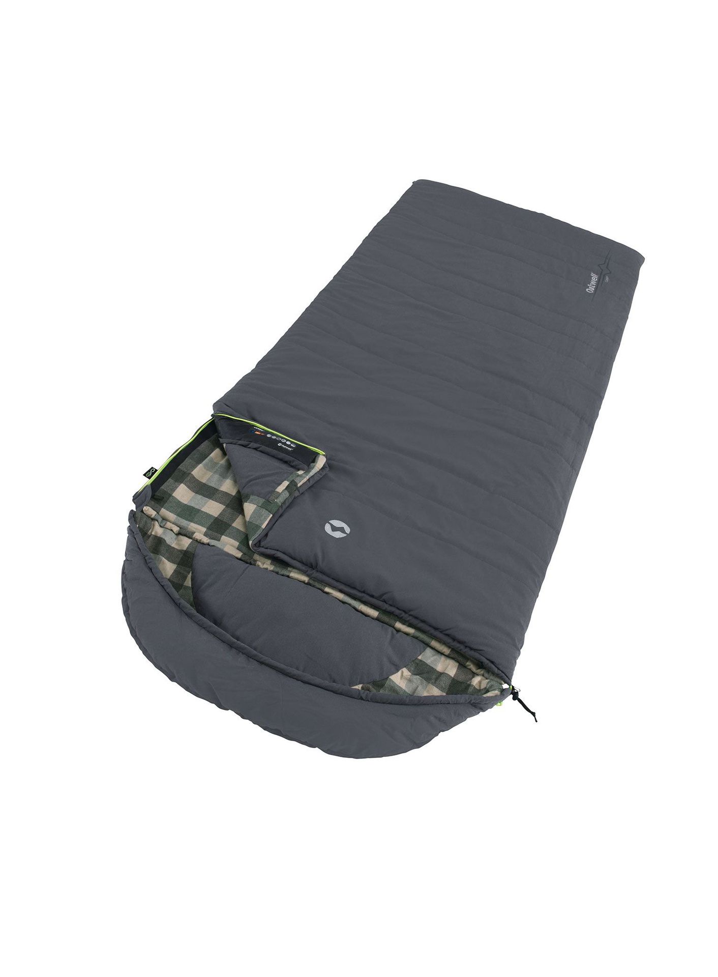 Śpiwór syntetyczny Outwell Camper (200 cm) - blue