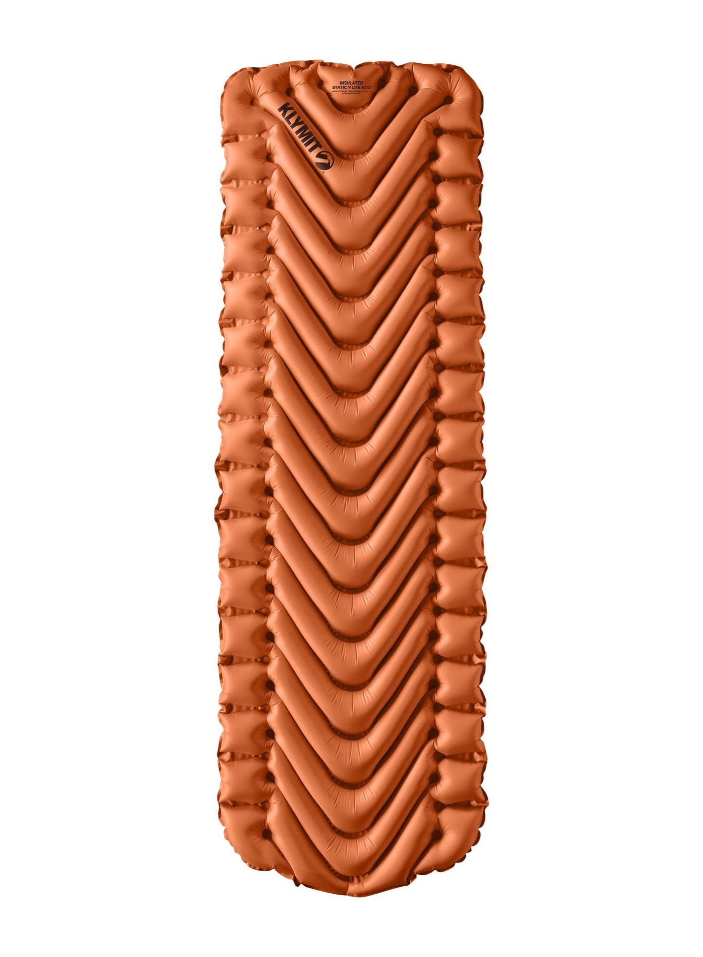 Materac turystyczny Klymit Insulated Static V Lite ECO Sleeping Pad - orange