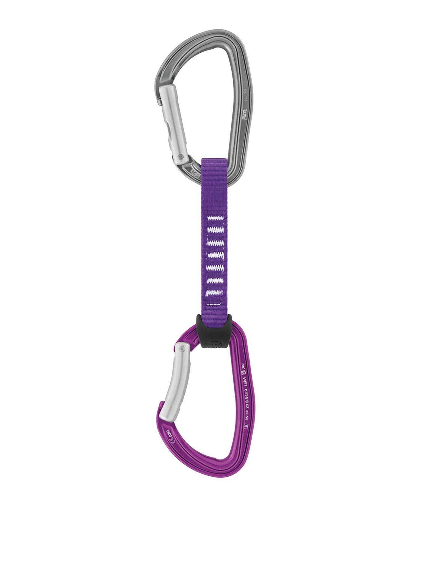 Ekspres wspinaczkowy Petzl Djinn Acess 12 cm - violet