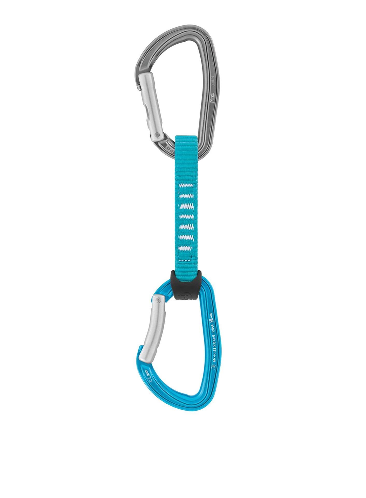 Ekspres wspinaczkowy Petzl Djinn Acess 12 cm - turquoise