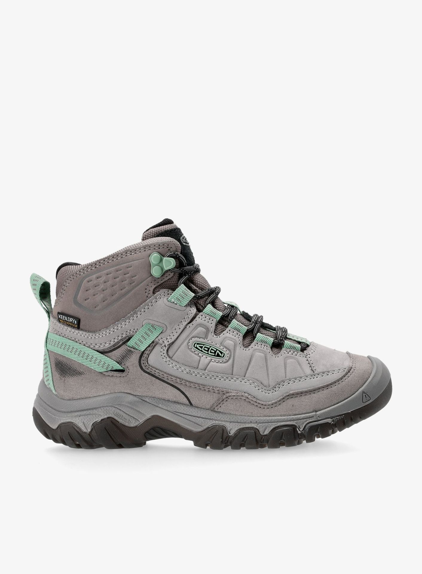 Buty turystyczne damskie Keen Targhee IV Mid Wp - alloy/granite green
