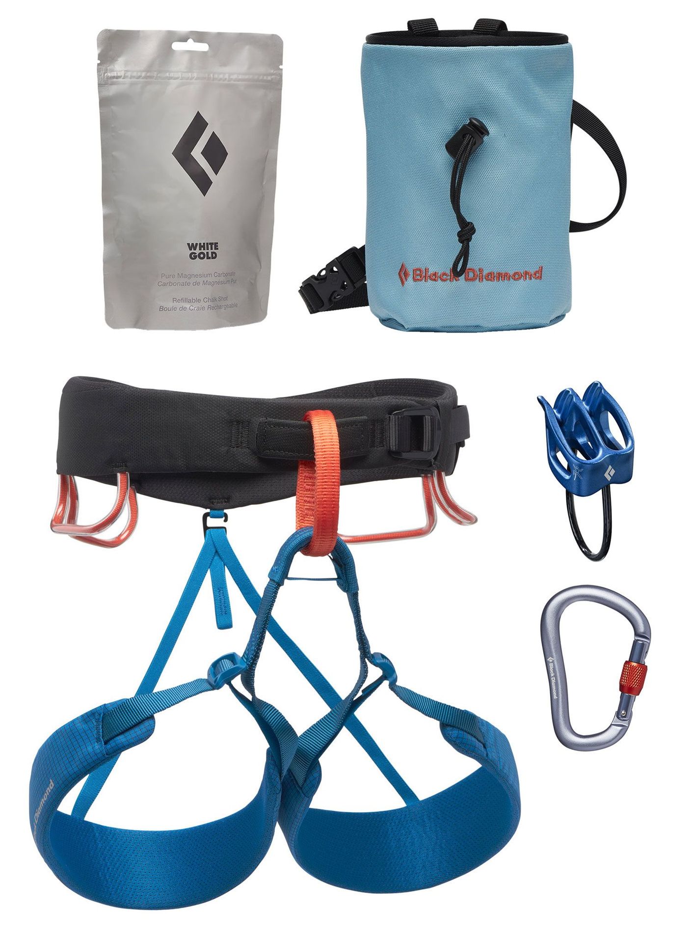Zestaw Black Diamond Momentum Harness Package