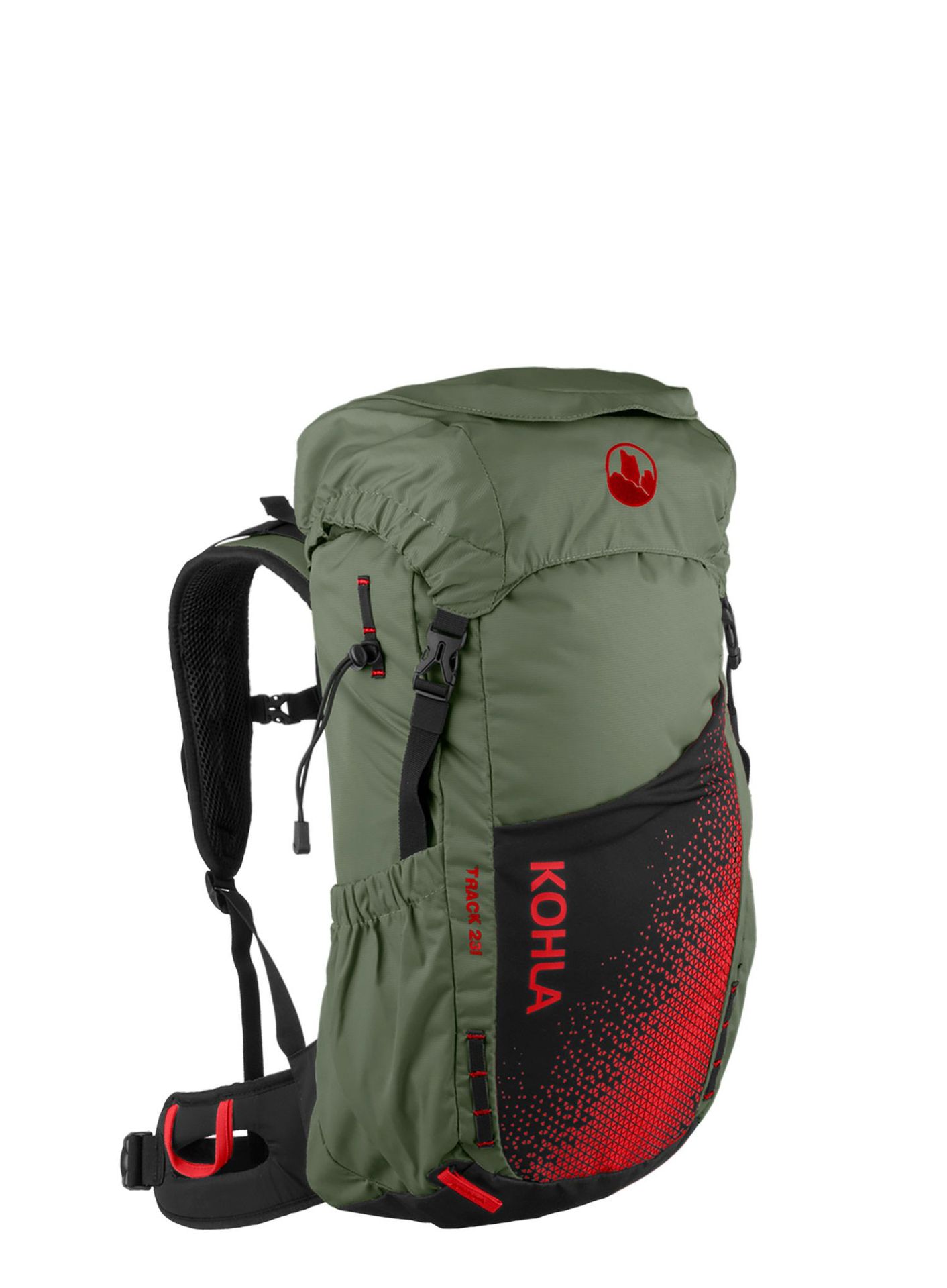 Plecak turystyczny Kohla Track 23L - bronze green/scarlet/caviar