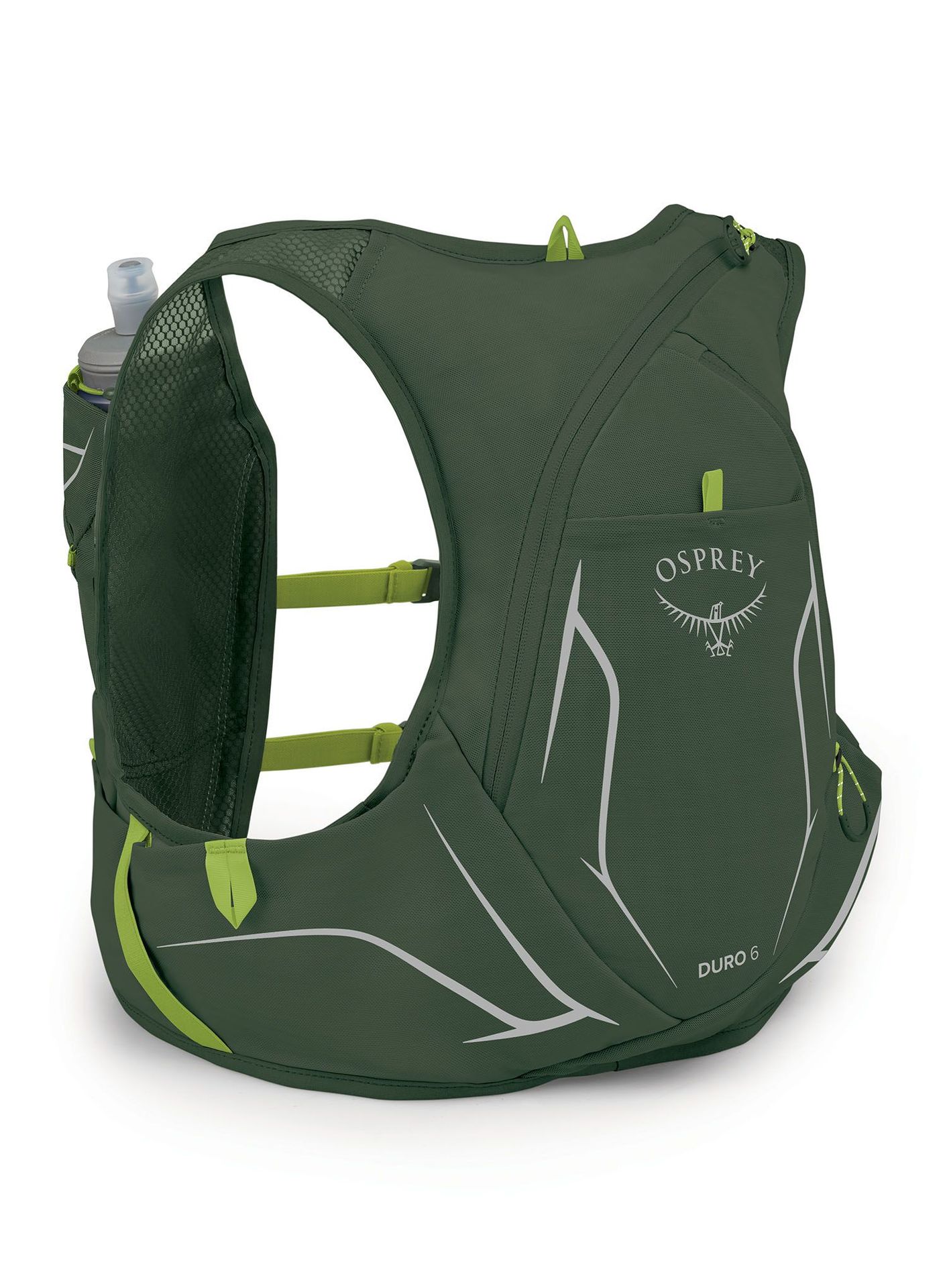 Kamizelka biegowa Osprey Duro 6 - seaweed green/limon