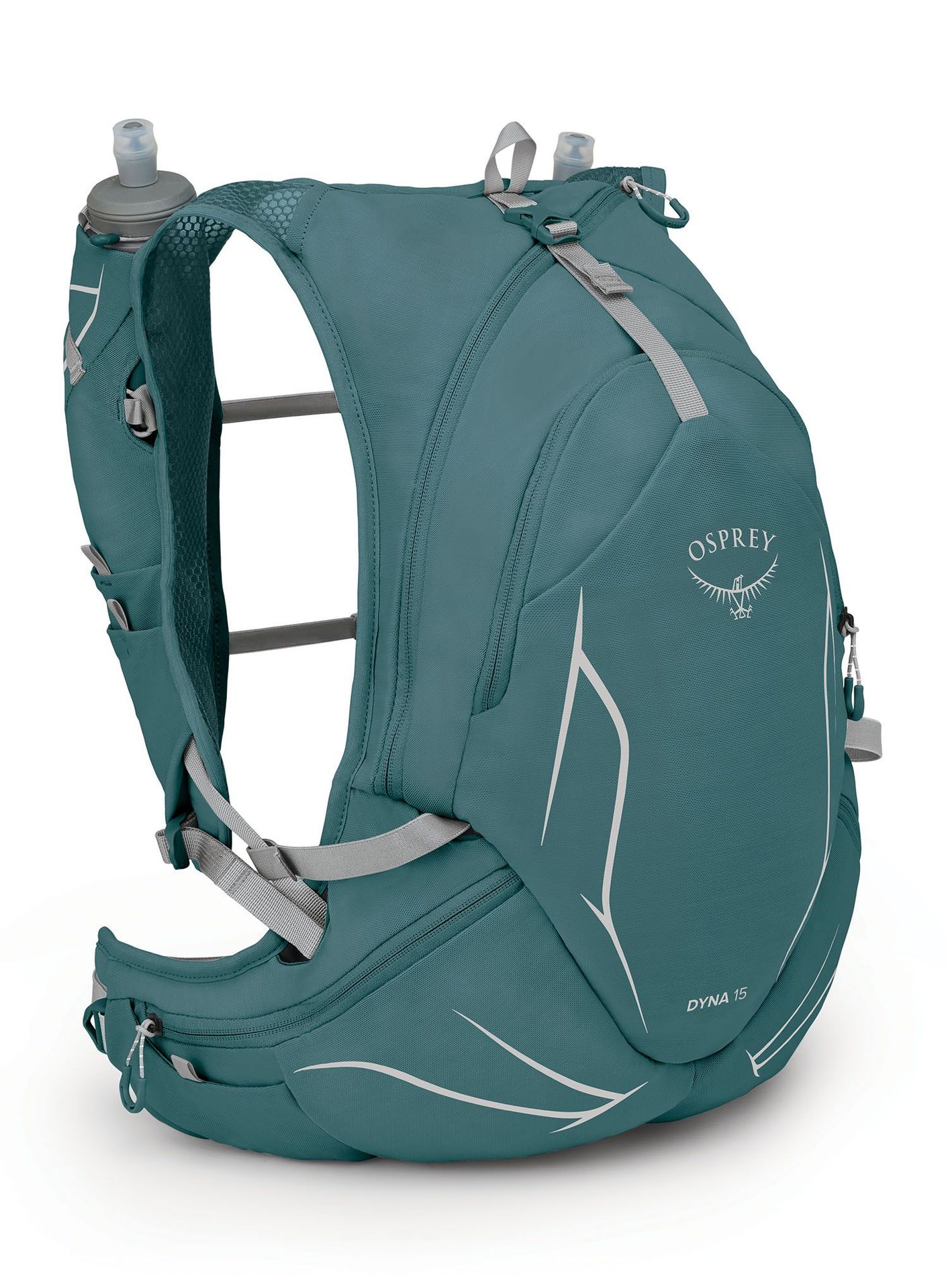 Plecak do biegania Osprey Dyna 15 - cascade blue/silver lining