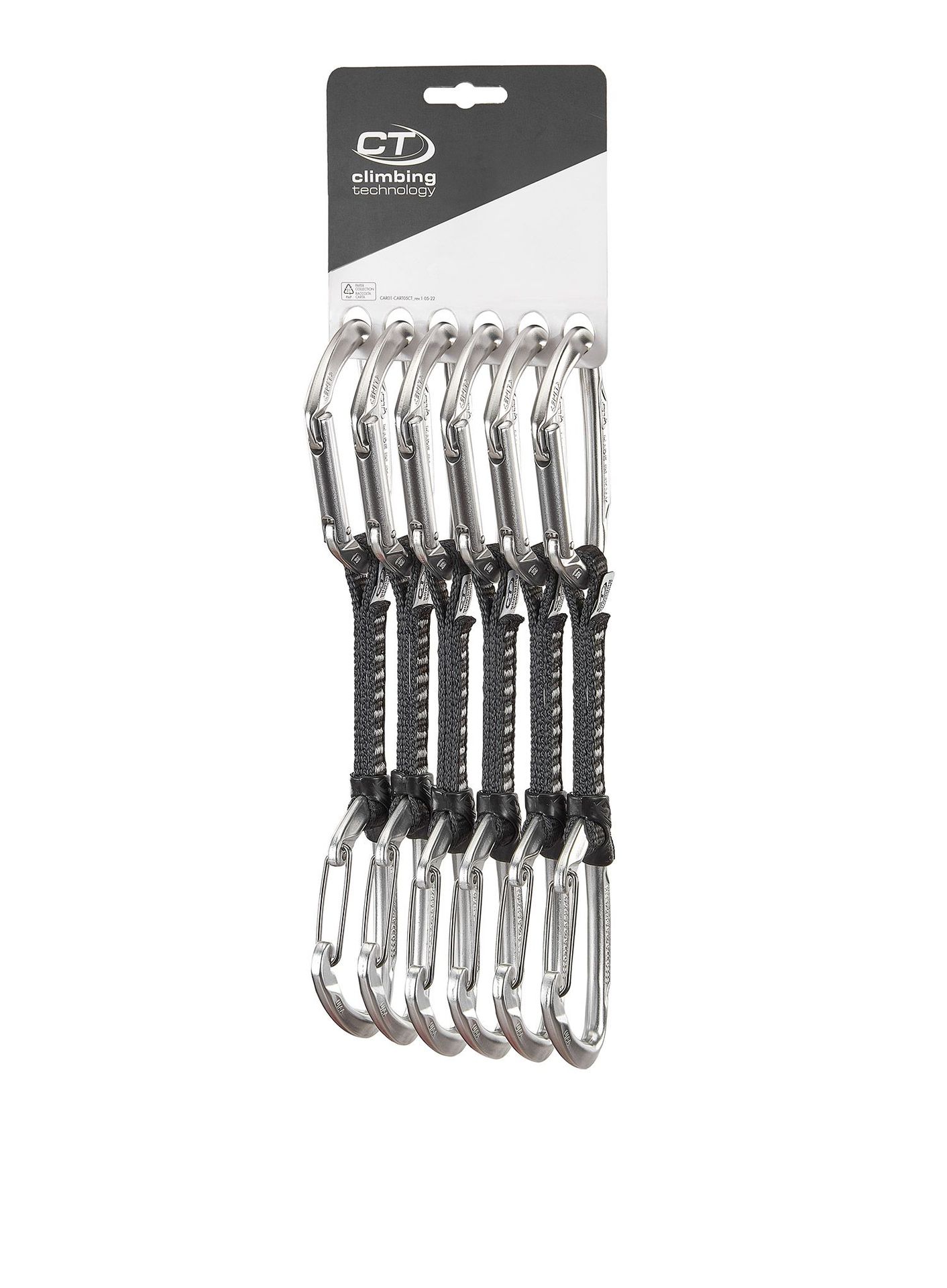 Ekspresy wspinaczkowe Climbing Technology Lime Set M-UL 12 cm 6-Pack - silver