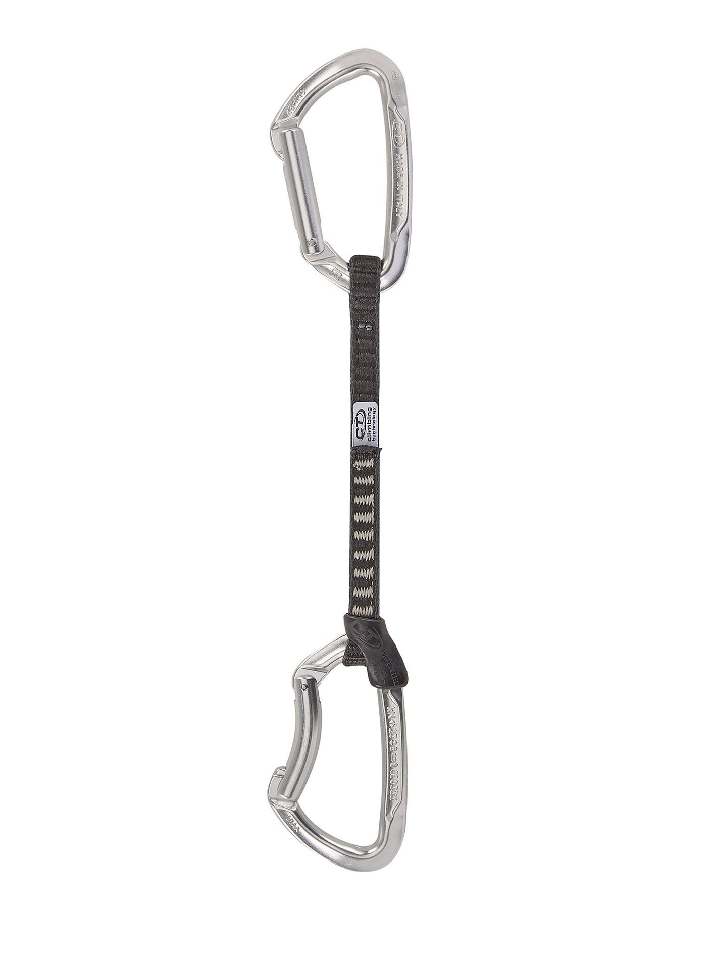 Ekspres wspinaczkowy Climbing Technology Lime Set UL 17 cm - silver