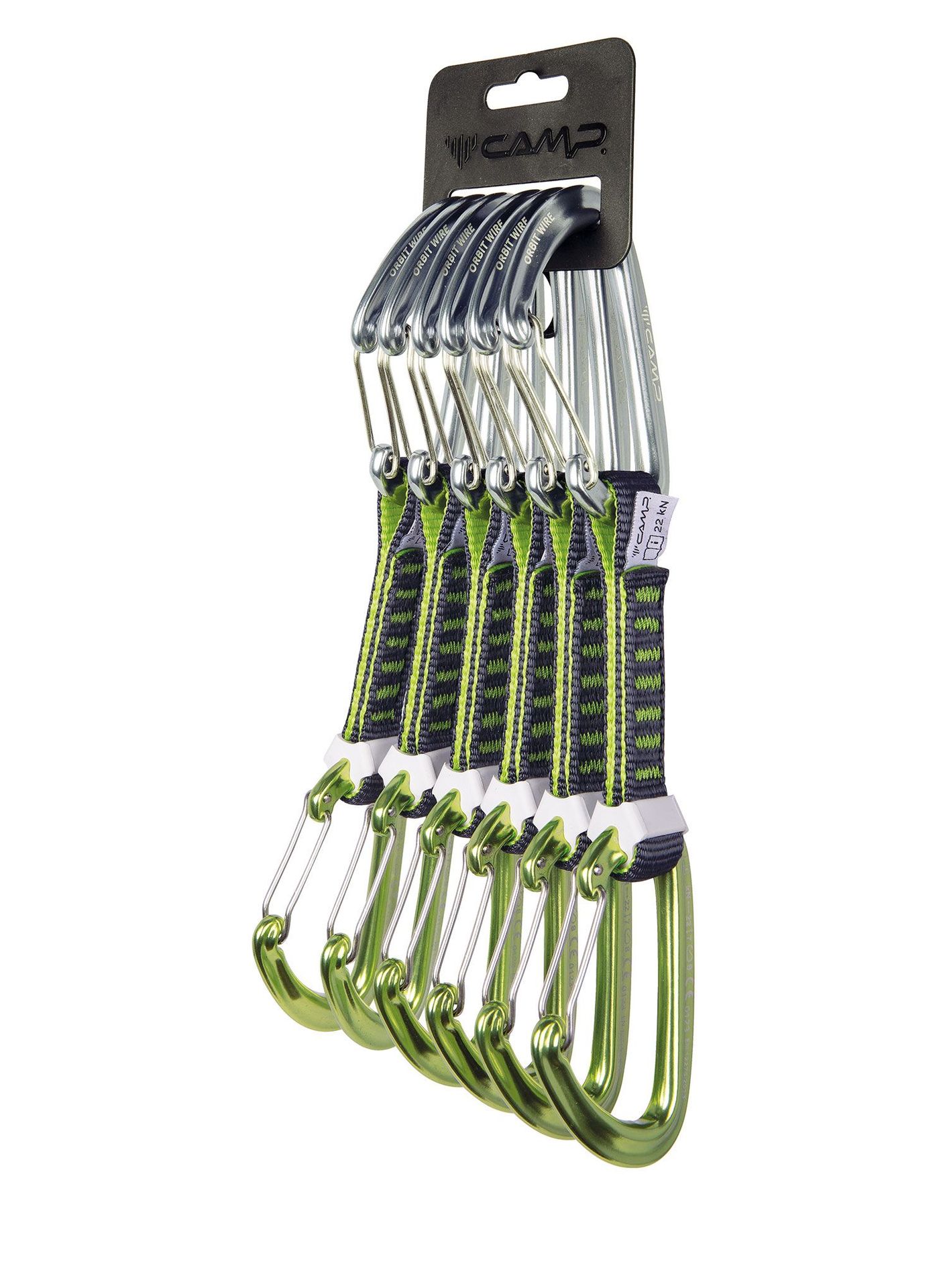 Ekspresy wspinaczkowe Camp Orbit Wire Express KS 12 cm 6-Pack