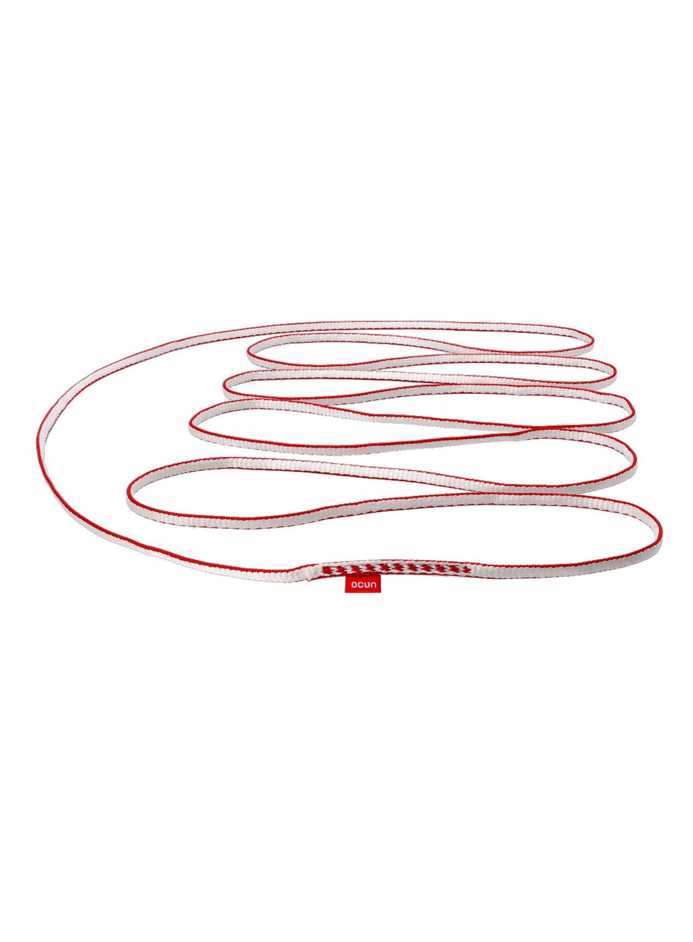 Taśma wspinaczkowa Ocun O-Sling Bio-Dyn 8 mm 240 cm - red