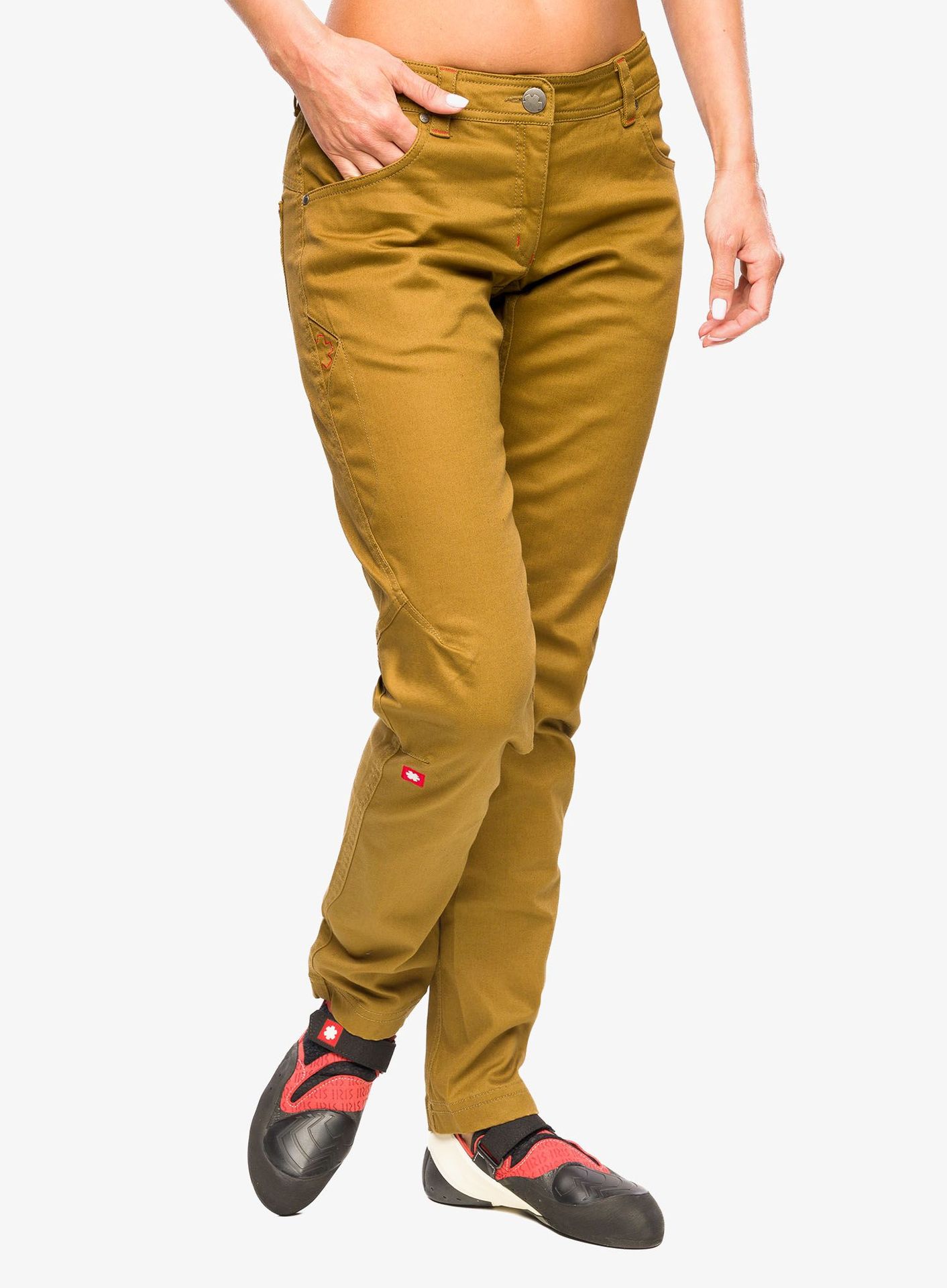 Spodnie wspinaczkowe damskie Ocun Kaira Pants - brown breen