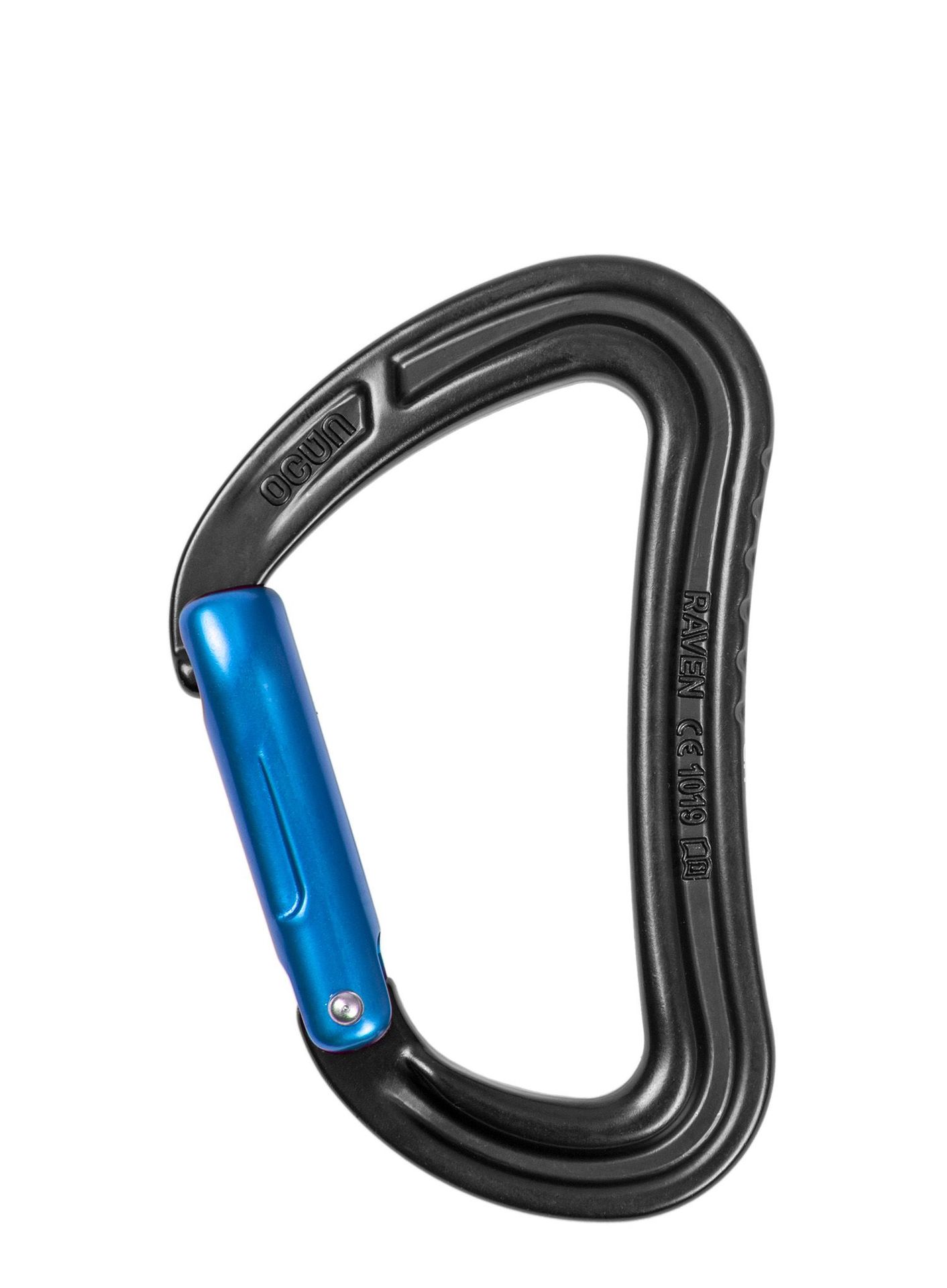 Karabinek wspinaczkowy Ocun Raven Straight - anthracite/blue