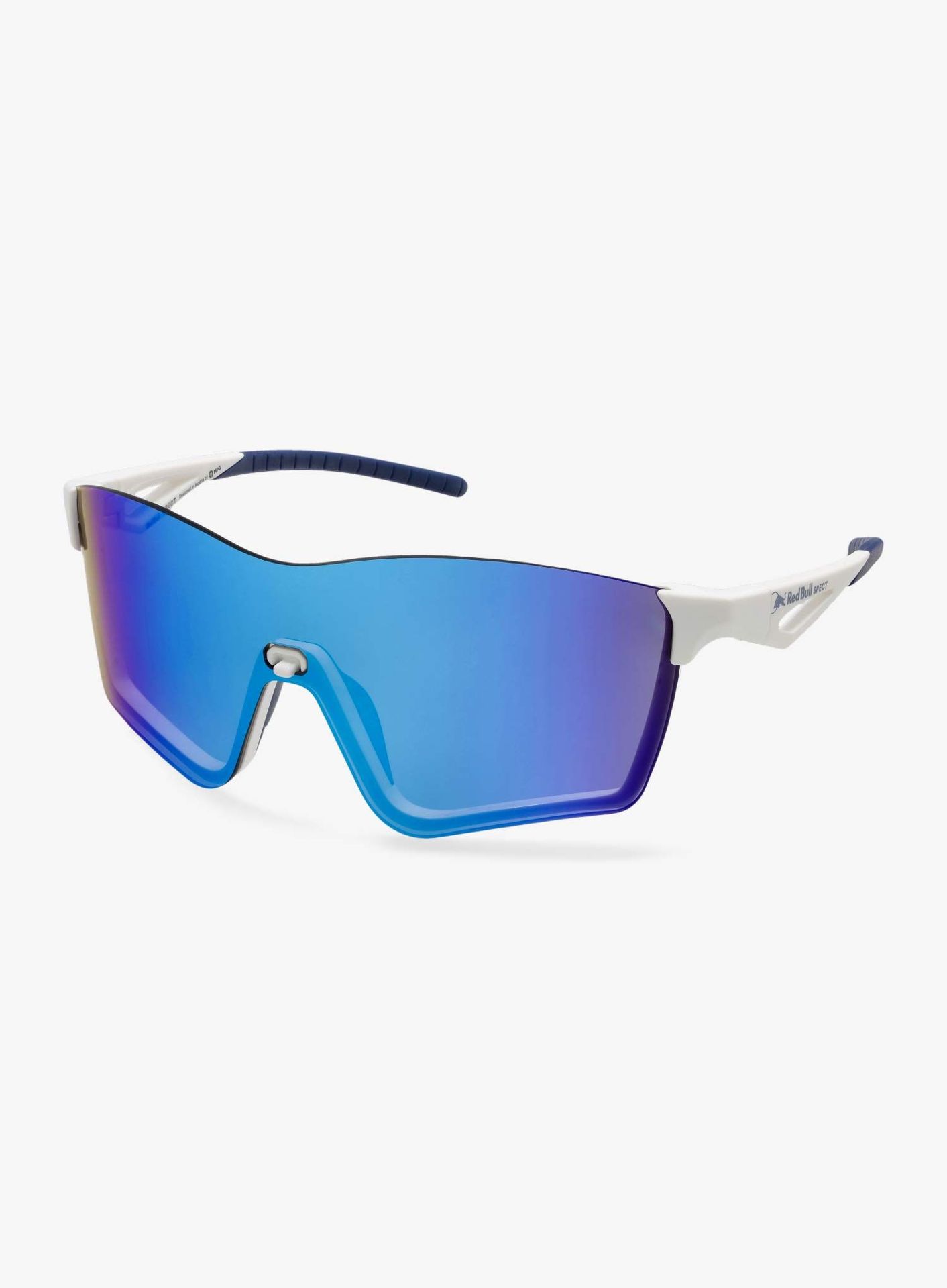 Фото - Сонцезахисні окуляри Okulary kolarskie Red Bull Spect Fuse - white/smoke/blue