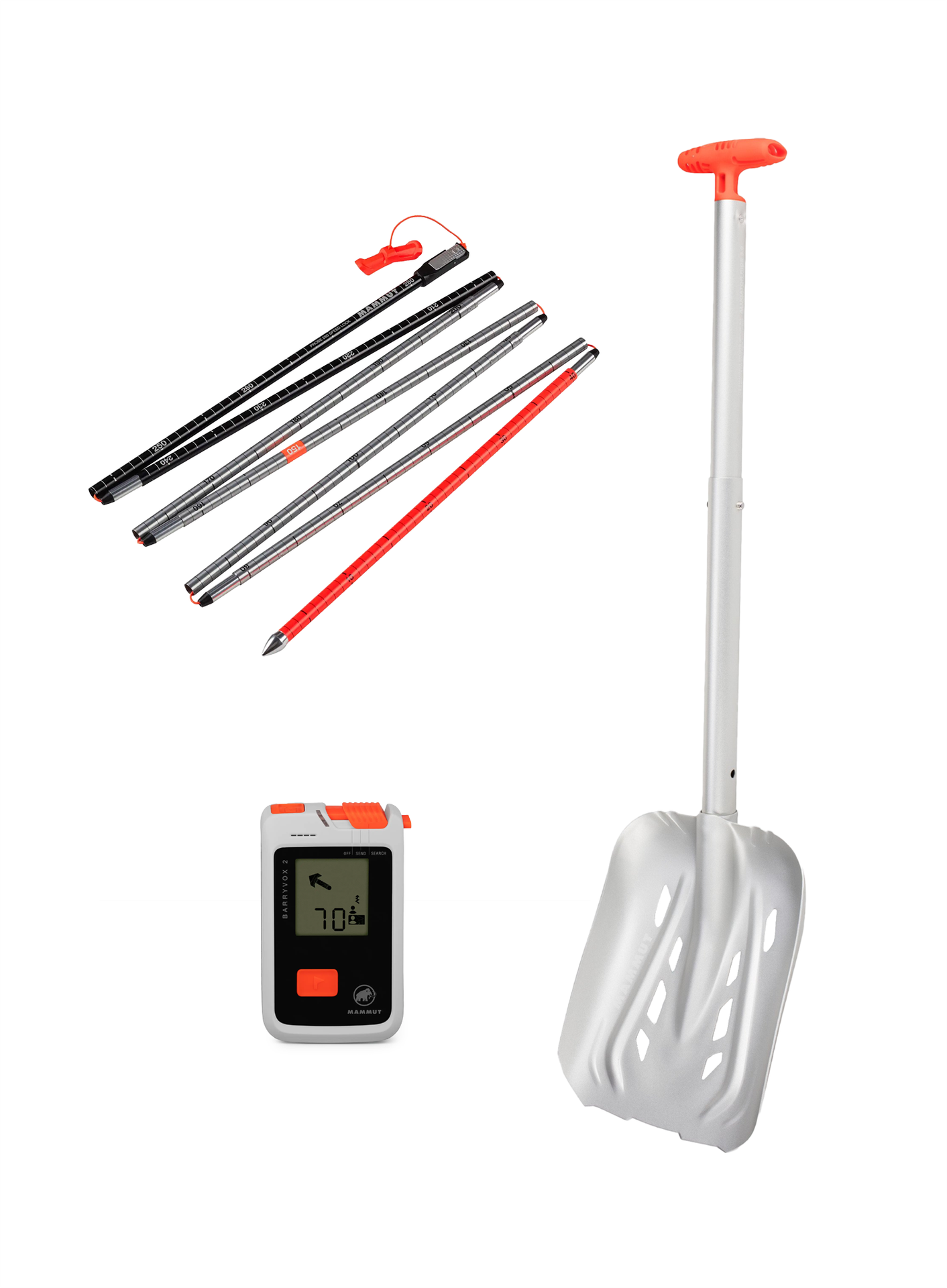Zestaw lawinowy Mammut Barryvox 2 Tour 280 Package - white