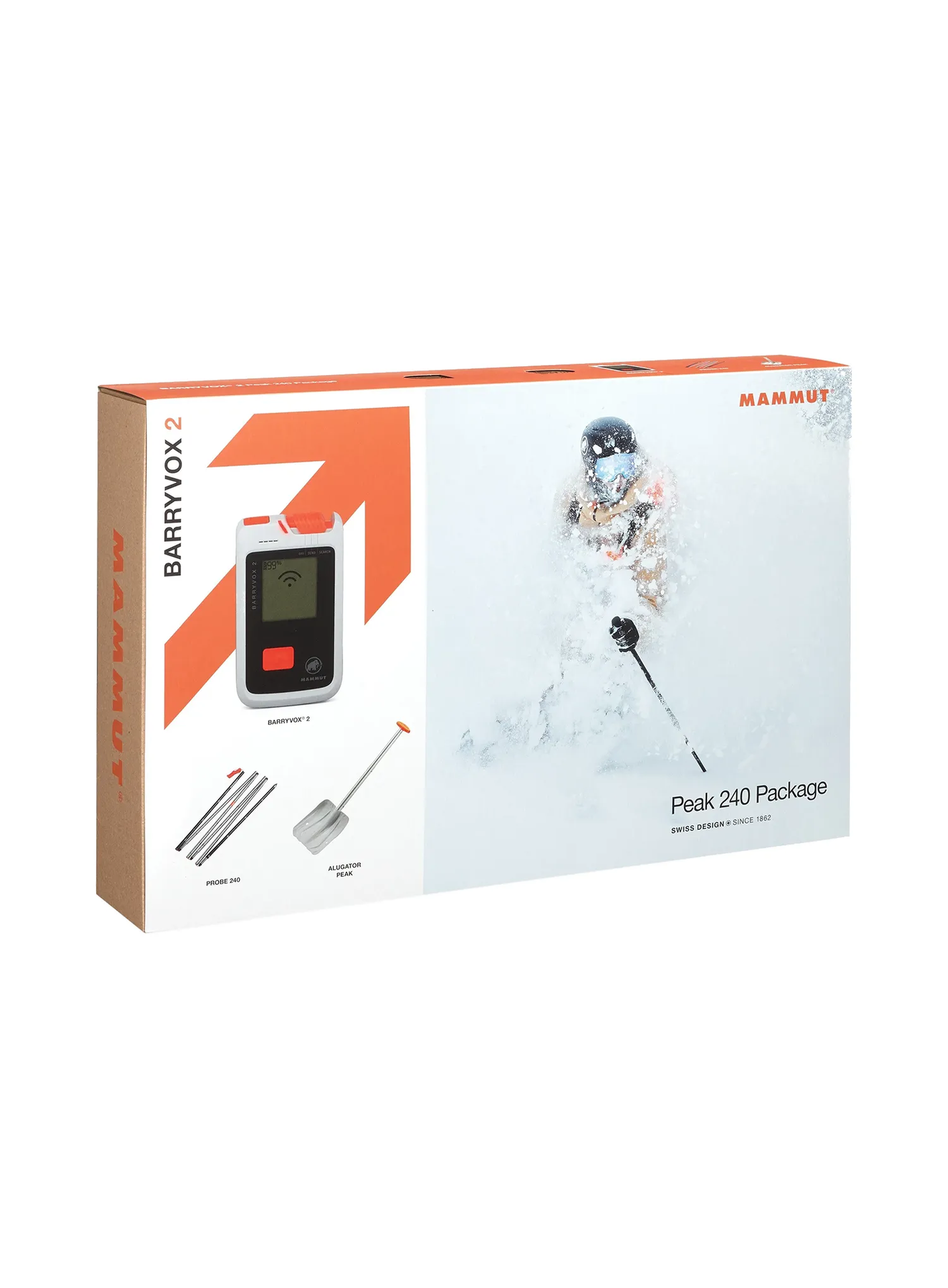 Zestaw lawinowy Mammut Barryvox 2 Peak 240 Package - white